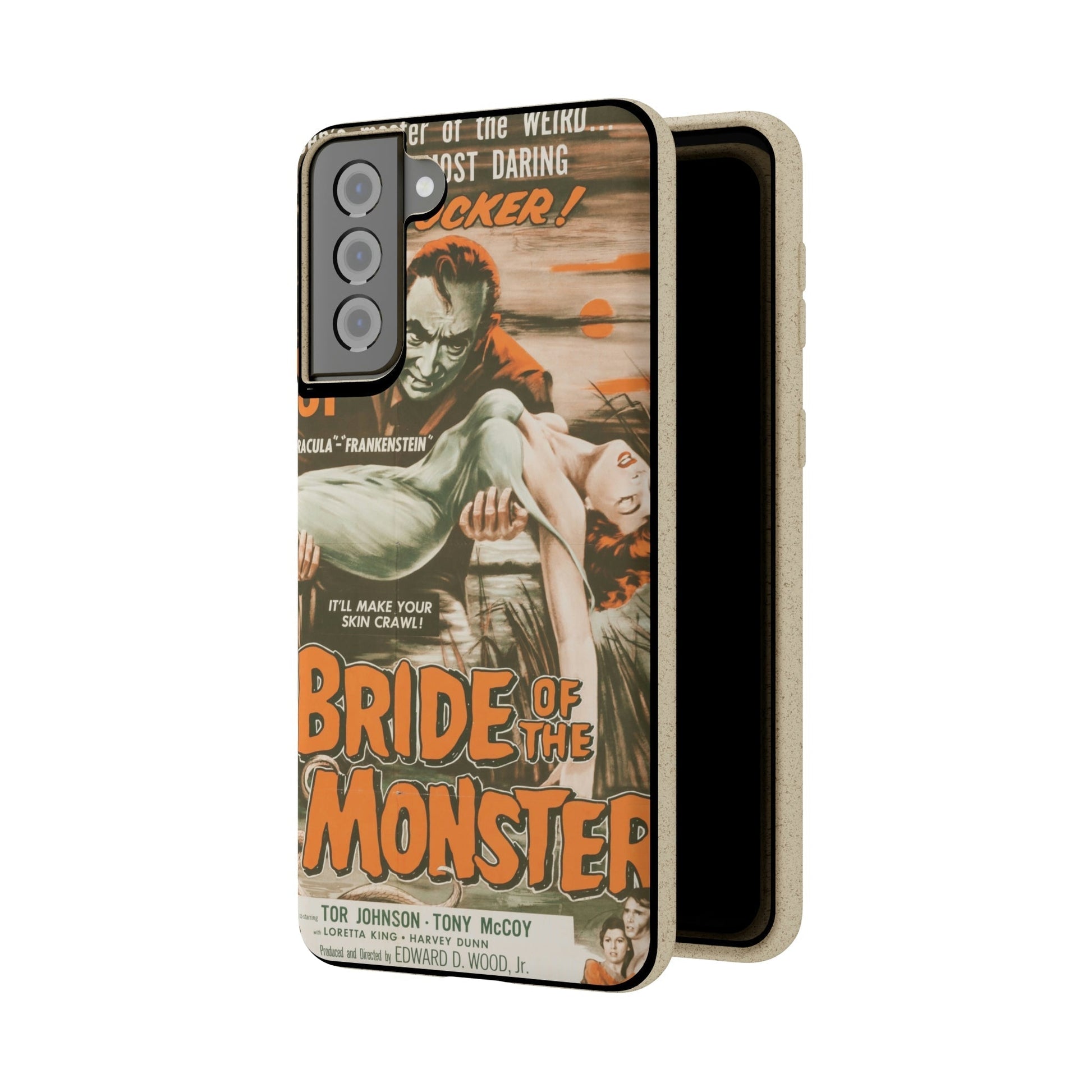 BRIDE | Biodegradable-Phone Case-Printify-Best Phone Case Brands, bio, Biocase, Biodegradable, biodegradeable, brown, Classic, Compostable, Film, Halloween, Movie Posters, Old-School, Pop Culture, Sustainable-PhoneCaseBoss.com