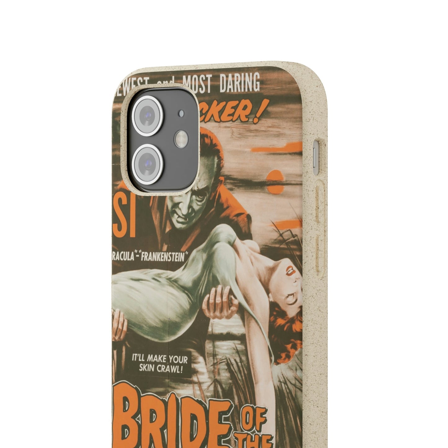 BRIDE | Biodegradable-Phone Case-Printify-Best Phone Case Brands, bio, Biocase, Biodegradable, biodegradeable, brown, Classic, Compostable, Film, Halloween, Movie Posters, Old-School, Pop Culture, Sustainable-PhoneCaseBoss.com