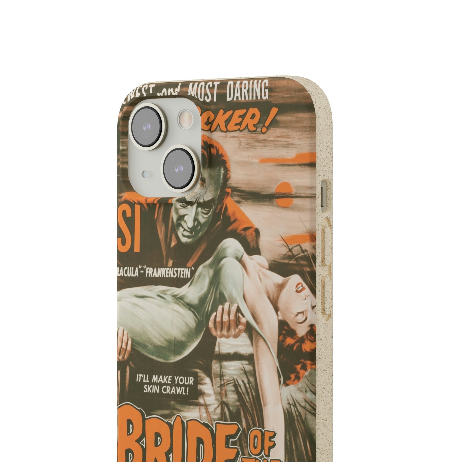 BRIDE | Biodegradable-Phone Case-Printify-Best Phone Case Brands, bio, Biocase, Biodegradable, biodegradeable, brown, Classic, Compostable, Film, Halloween, Movie Posters, Old-School, Pop Culture, Sustainable-PhoneCaseBoss.com