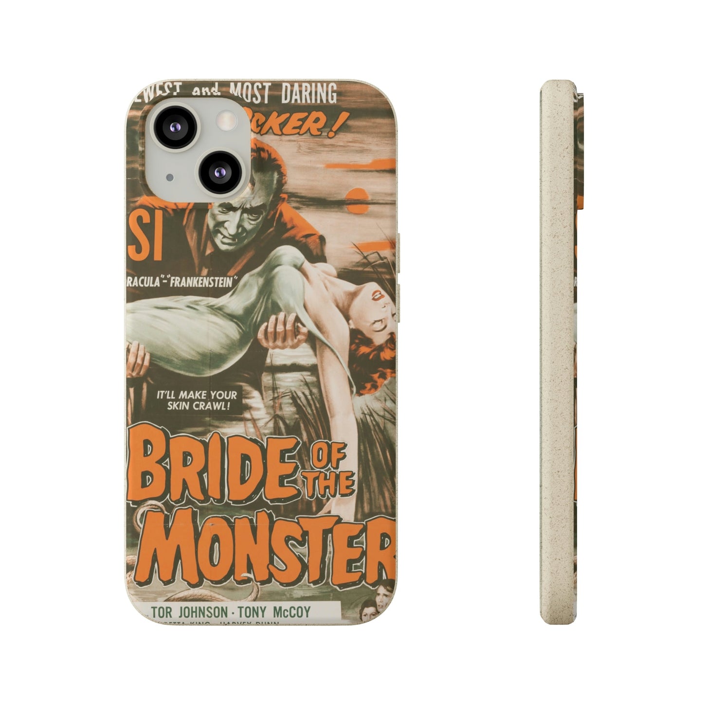 BRIDE | Biodegradable-Phone Case-Printify-iPhone 13 with gift packaging-Best Phone Case Brands, bio, Biocase, Biodegradable, biodegradeable, brown, Classic, Compostable, Film, Halloween, Movie Posters, Old-School, Pop Culture, Sustainable-PhoneCaseBoss.com