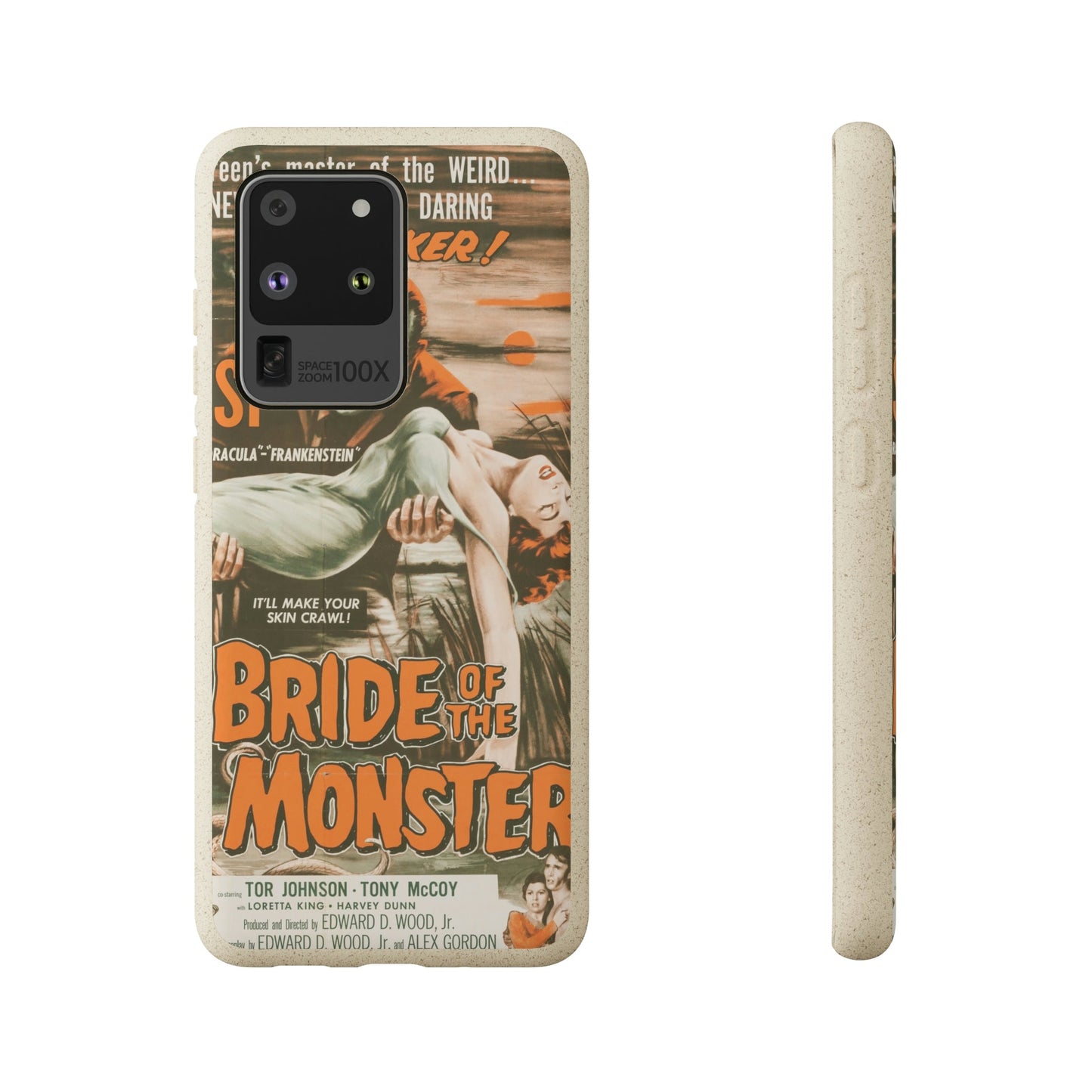 BRIDE | Biodegradable-Phone Case-Printify-Samsung Galaxy S20 Ultra with gift packaging-Best Phone Case Brands, bio, Biocase, Biodegradable, biodegradeable, brown, Classic, Compostable, Film, Halloween, Movie Posters, Old-School, Pop Culture, Sustainable-PhoneCaseBoss.com