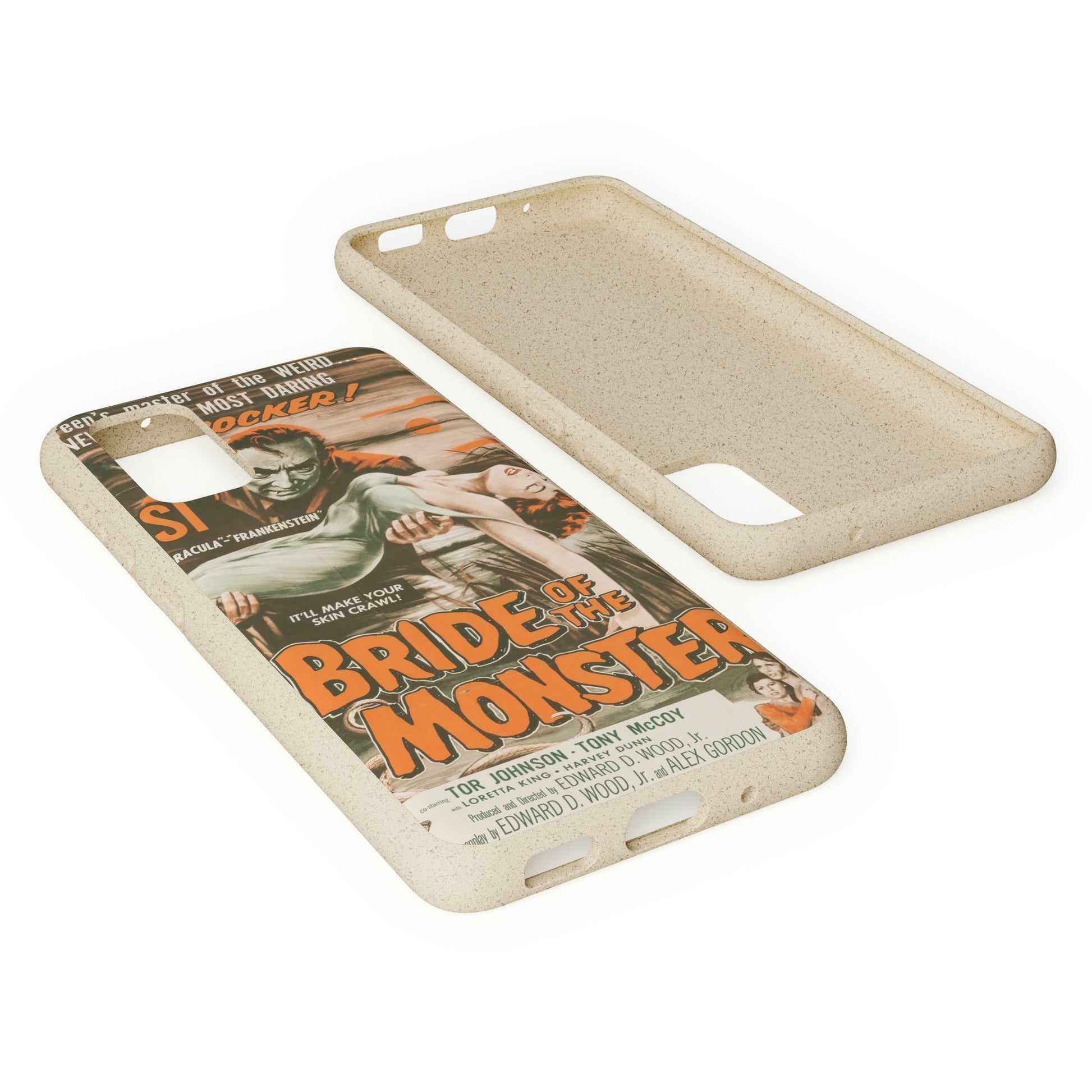 BRIDE | Biodegradable-Phone Case-Printify-Best Phone Case Brands, bio, Biocase, Biodegradable, biodegradeable, brown, Classic, Compostable, Film, Halloween, Movie Posters, Old-School, Pop Culture, Sustainable-PhoneCaseBoss.com