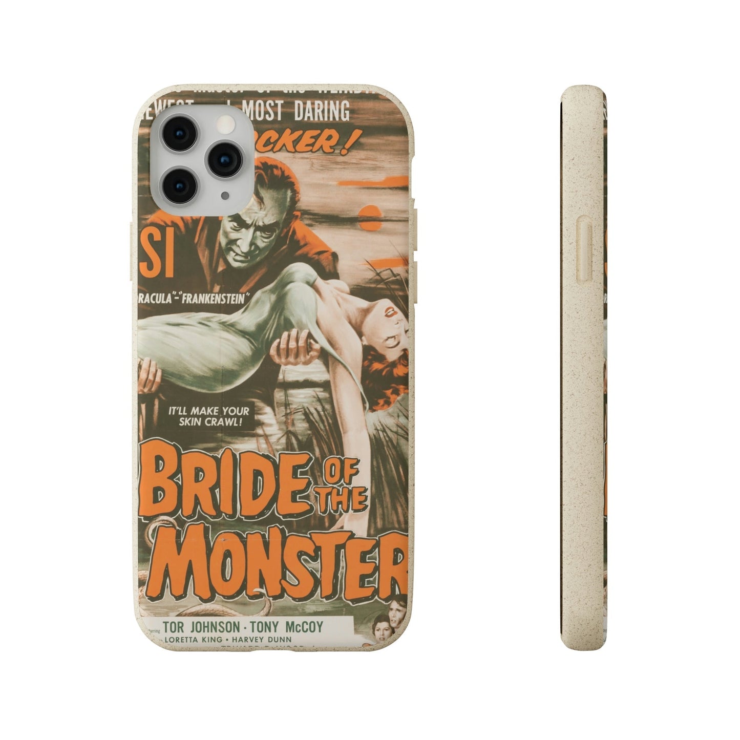 BRIDE | Biodegradable-Phone Case-Printify-iPhone 11 Pro Max with gift packaging-Best Phone Case Brands, bio, Biocase, Biodegradable, biodegradeable, brown, Classic, Compostable, Film, Halloween, Movie Posters, Old-School, Pop Culture, Sustainable-PhoneCaseBoss.com