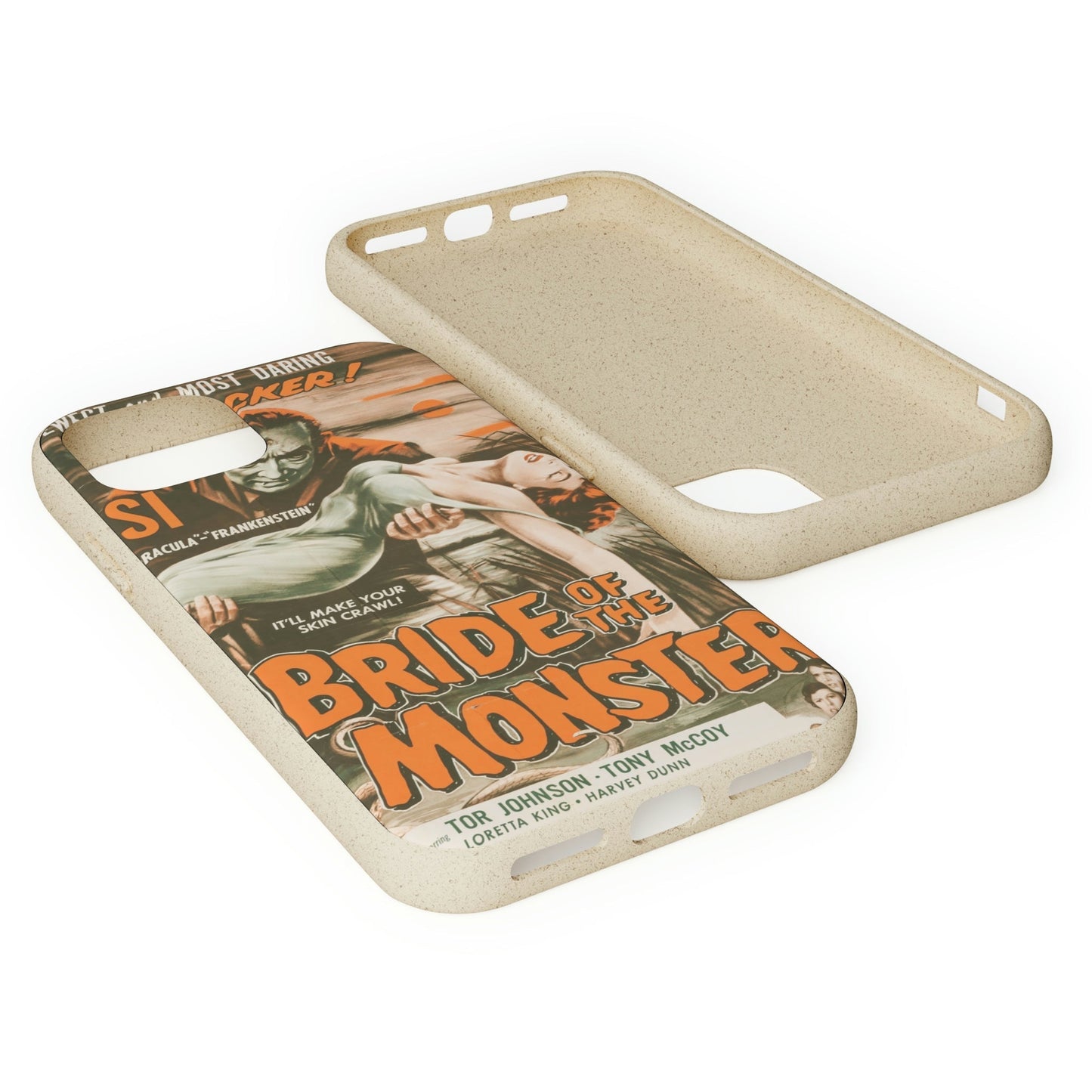 BRIDE | Biodegradable-Phone Case-Printify-Best Phone Case Brands, bio, Biocase, Biodegradable, biodegradeable, brown, Classic, Compostable, Film, Halloween, Movie Posters, Old-School, Pop Culture, Sustainable-PhoneCaseBoss.com