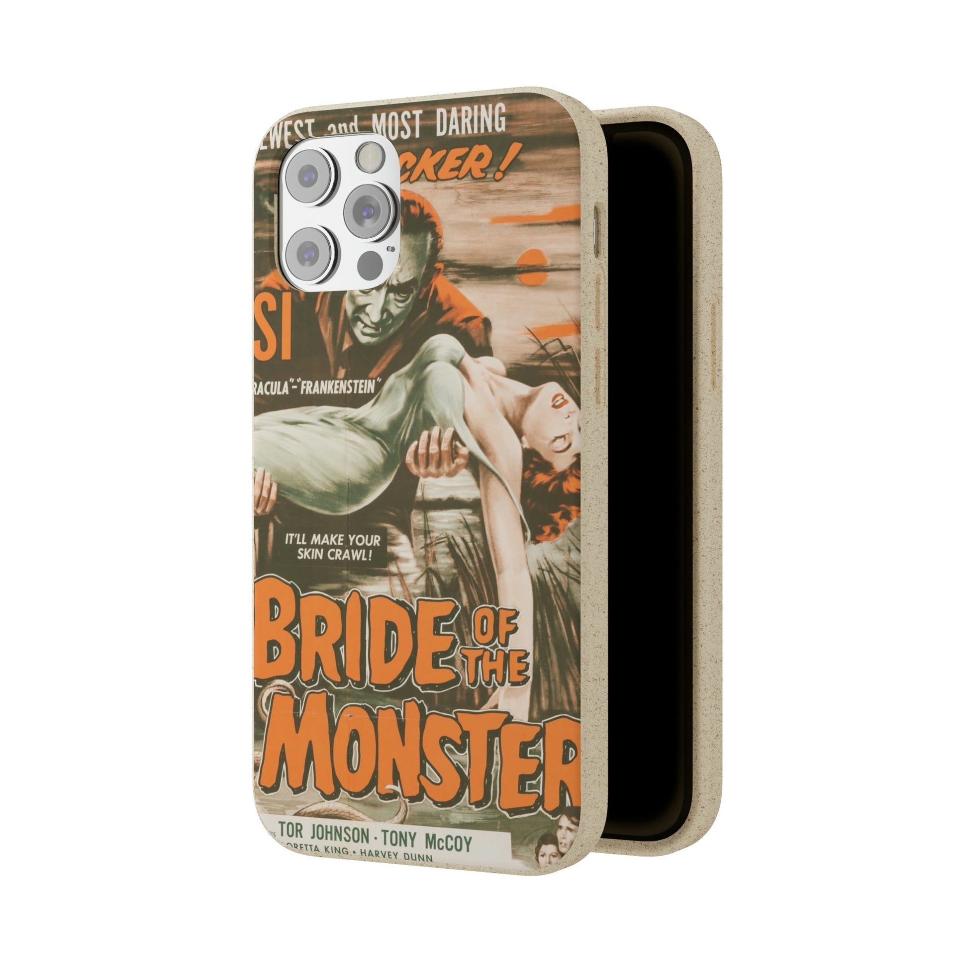 BRIDE | Biodegradable-Phone Case-Printify-Best Phone Case Brands, bio, Biocase, Biodegradable, biodegradeable, brown, Classic, Compostable, Film, Halloween, Movie Posters, Old-School, Pop Culture, Sustainable-PhoneCaseBoss.com