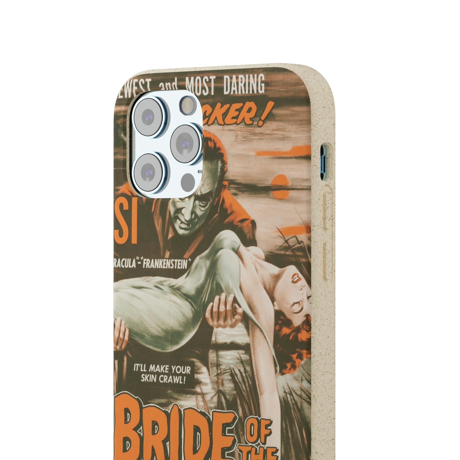 BRIDE | Biodegradable-Phone Case-Printify-Best Phone Case Brands, bio, Biocase, Biodegradable, biodegradeable, brown, Classic, Compostable, Film, Halloween, Movie Posters, Old-School, Pop Culture, Sustainable-PhoneCaseBoss.com