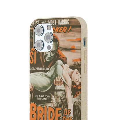 BRIDE | Biodegradable-Phone Case-Printify-Best Phone Case Brands, bio, Biocase, Biodegradable, biodegradeable, brown, Classic, Compostable, Film, Halloween, Movie Posters, Old-School, Pop Culture, Sustainable-PhoneCaseBoss.com