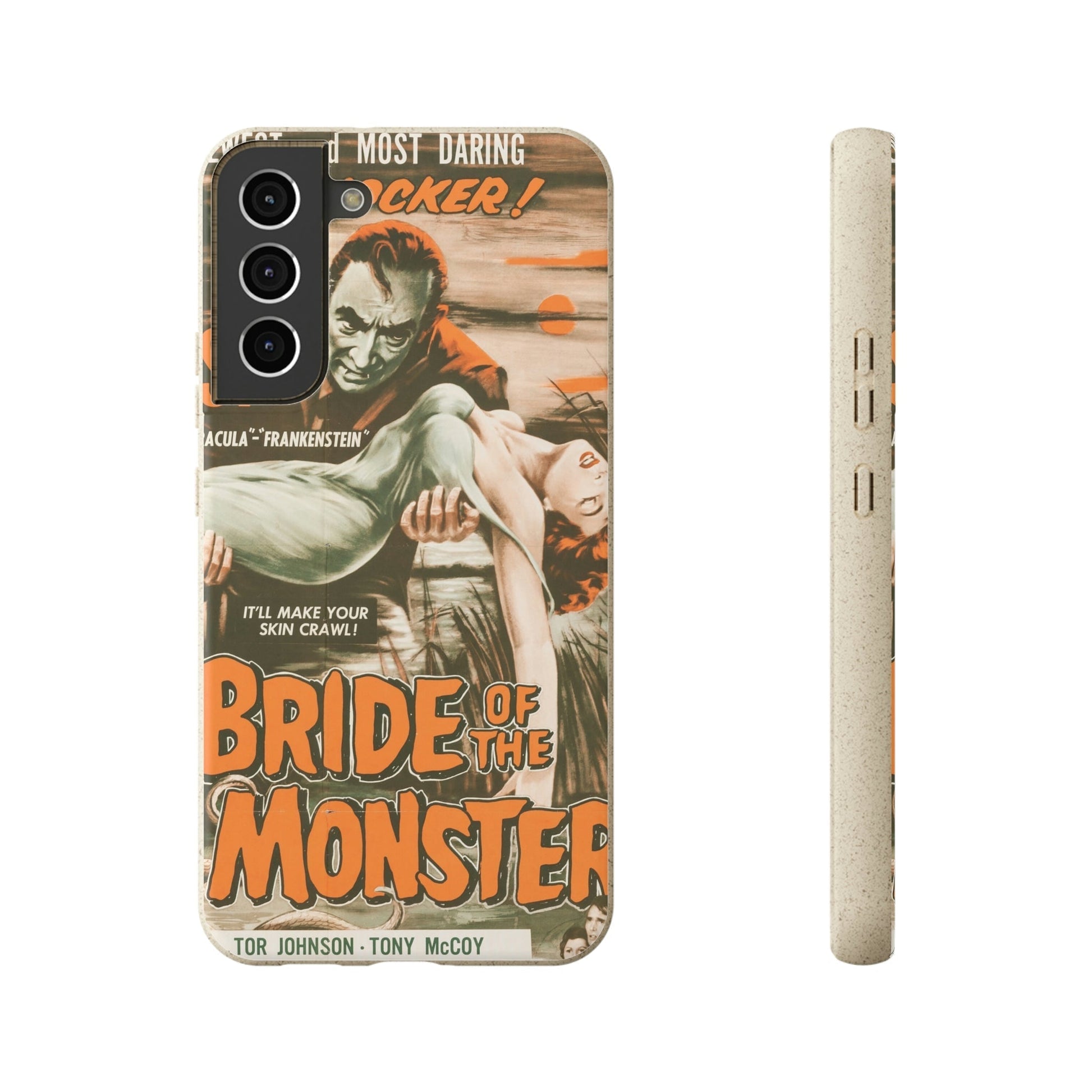 BRIDE | Biodegradable-Phone Case-Printify-Samsung Galaxy S22 Plus with gift packaging-Best Phone Case Brands, bio, Biocase, Biodegradable, biodegradeable, brown, Classic, Compostable, Film, Halloween, Movie Posters, Old-School, Pop Culture, Sustainable-PhoneCaseBoss.com