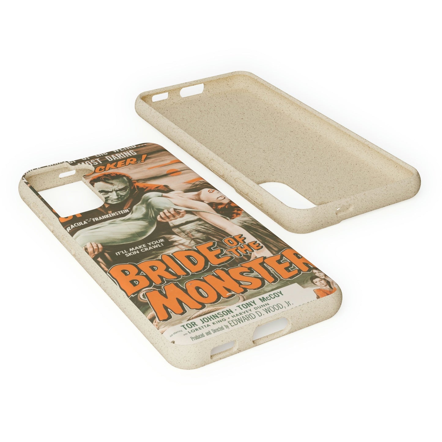 BRIDE | Biodegradable-Phone Case-Printify-Best Phone Case Brands, bio, Biocase, Biodegradable, biodegradeable, brown, Classic, Compostable, Film, Halloween, Movie Posters, Old-School, Pop Culture, Sustainable-PhoneCaseBoss.com