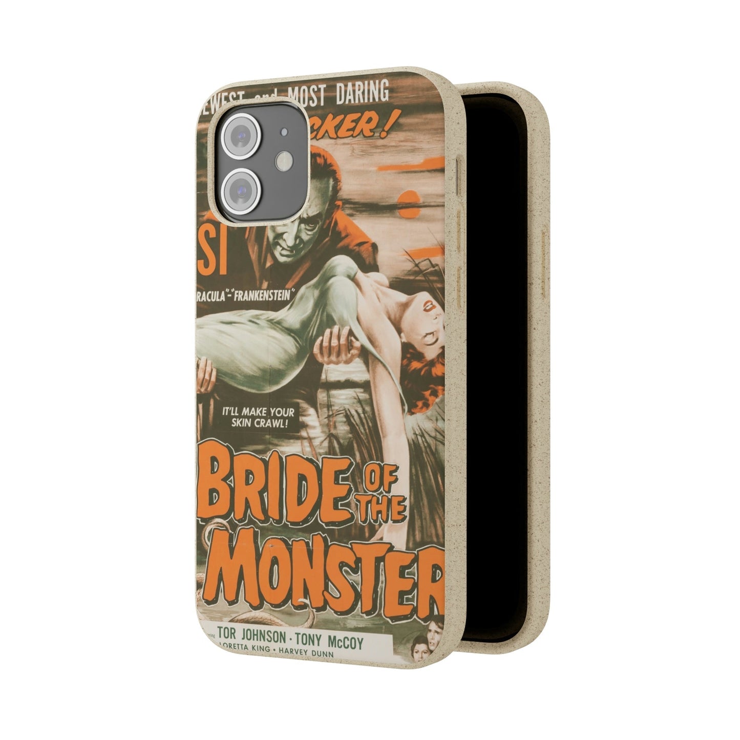 BRIDE | Biodegradable-Phone Case-Printify-Best Phone Case Brands, bio, Biocase, Biodegradable, biodegradeable, brown, Classic, Compostable, Film, Halloween, Movie Posters, Old-School, Pop Culture, Sustainable-PhoneCaseBoss.com