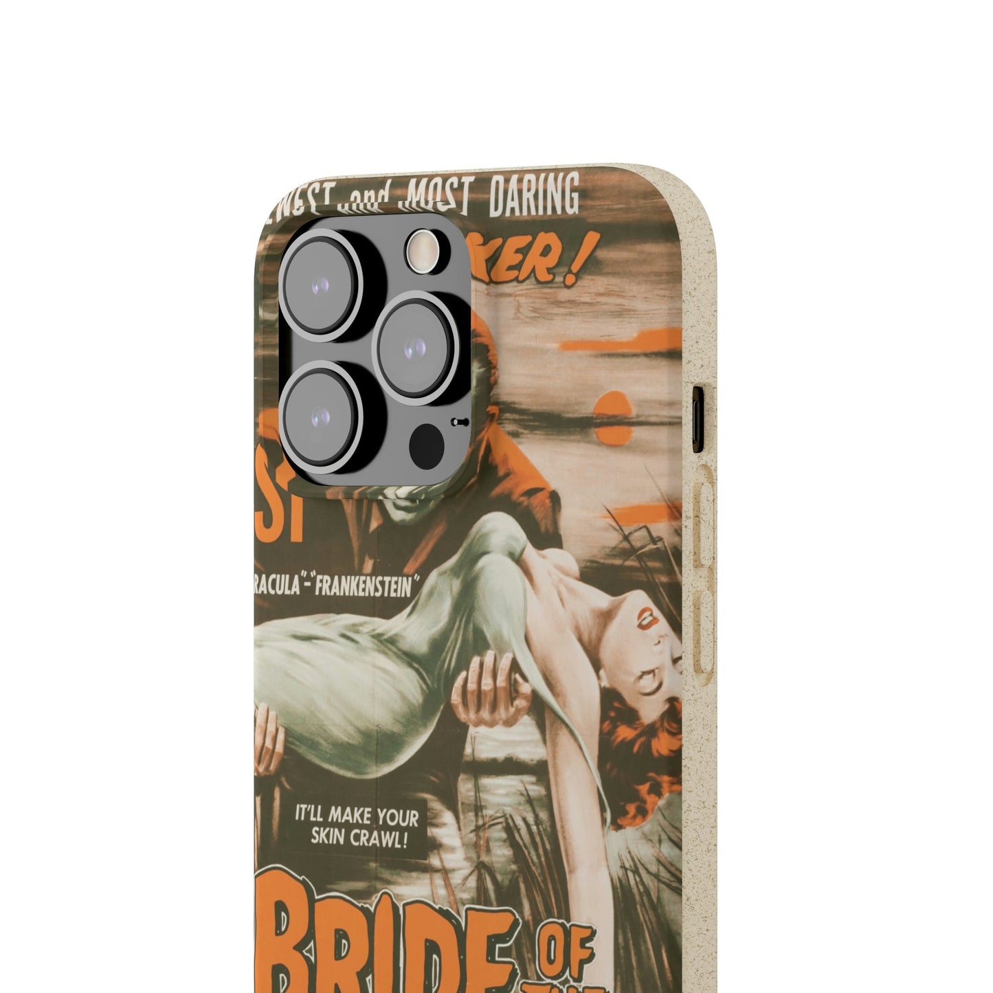 BRIDE | Biodegradable-Phone Case-Printify-Best Phone Case Brands, bio, Biocase, Biodegradable, biodegradeable, brown, Classic, Compostable, Film, Halloween, Movie Posters, Old-School, Pop Culture, Sustainable-PhoneCaseBoss.com