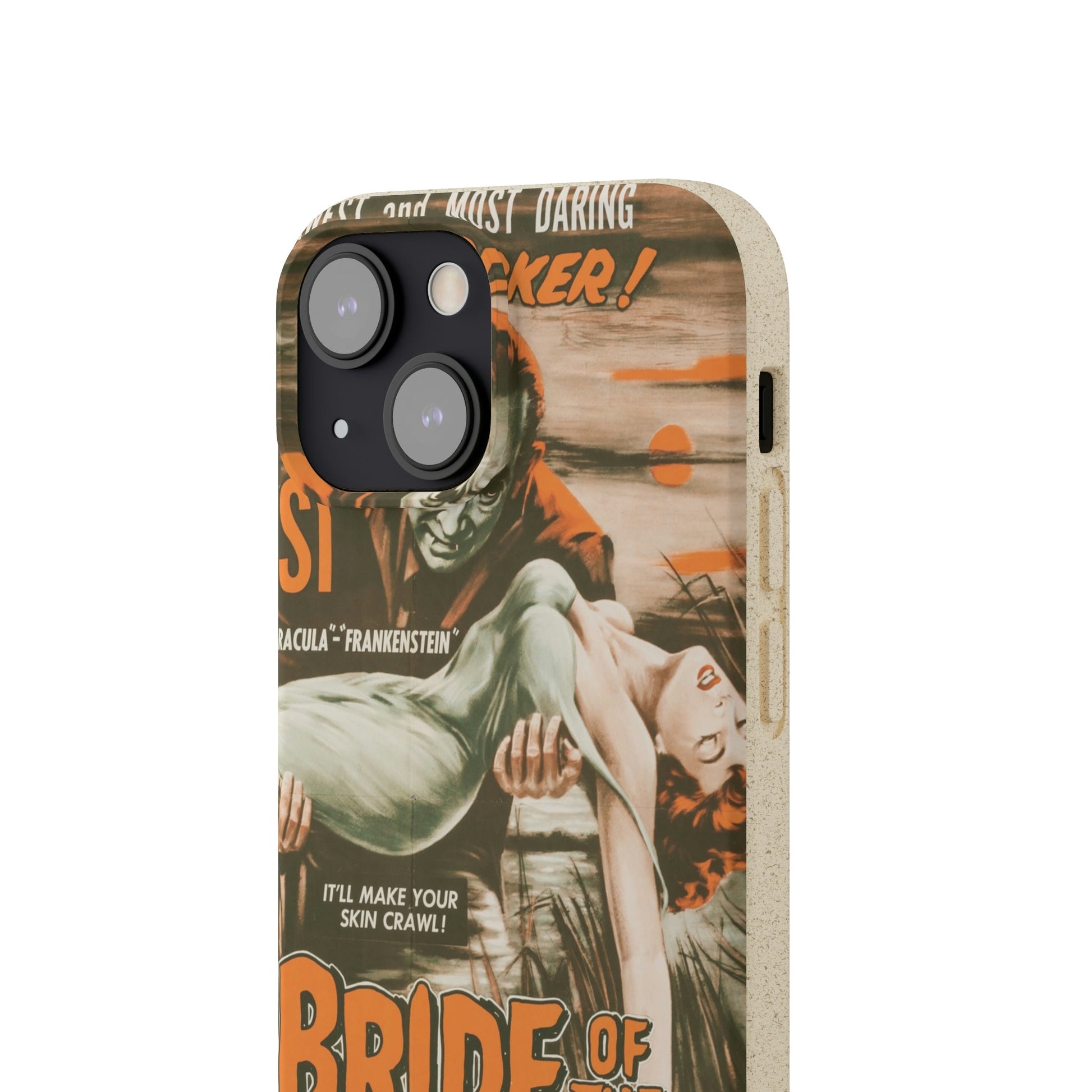 BRIDE | Biodegradable-Phone Case-Printify-Best Phone Case Brands, bio, Biocase, Biodegradable, biodegradeable, brown, Classic, Compostable, Film, Halloween, Movie Posters, Old-School, Pop Culture, Sustainable-PhoneCaseBoss.com