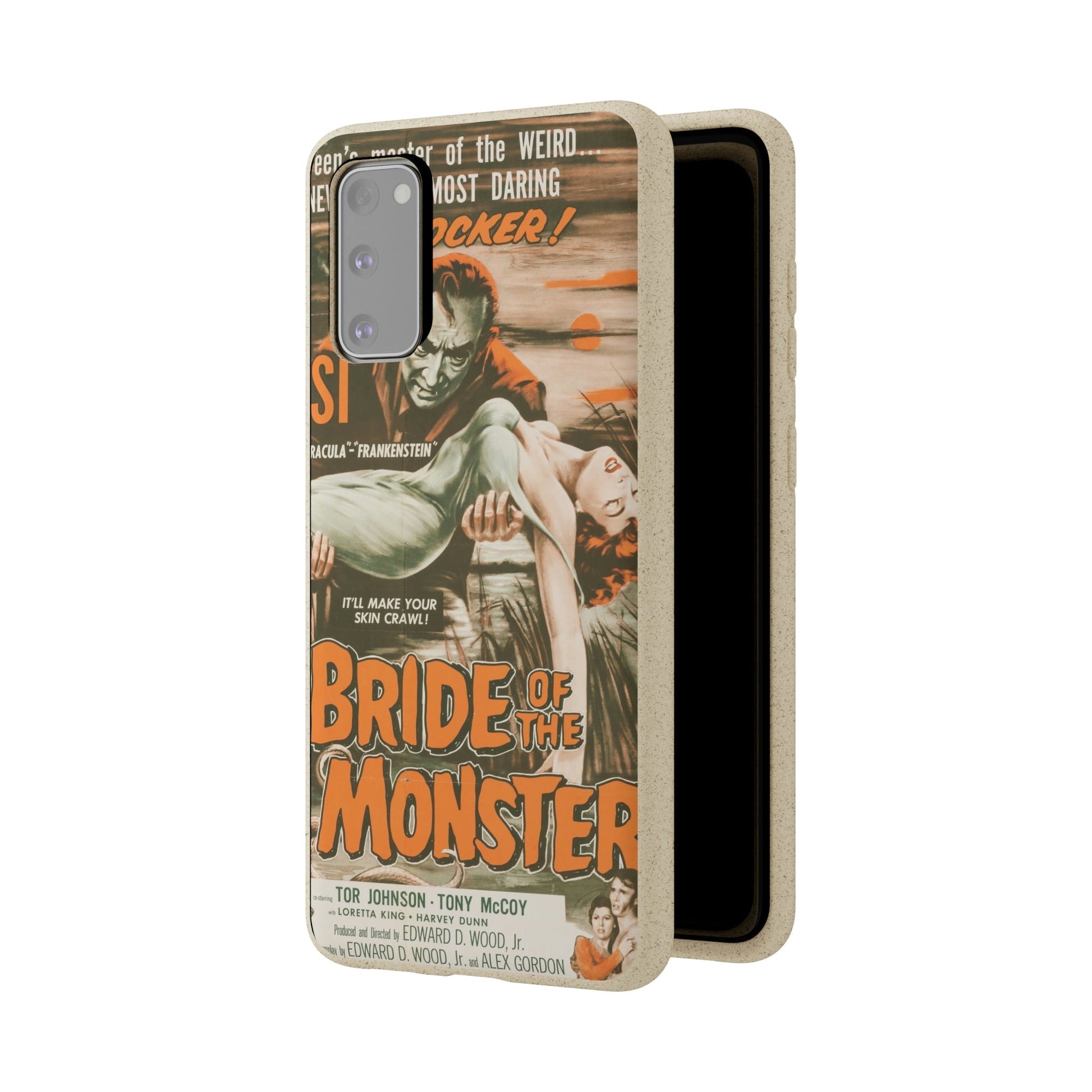 BRIDE | Biodegradable-Phone Case-Printify-Best Phone Case Brands, bio, Biocase, Biodegradable, biodegradeable, brown, Classic, Compostable, Film, Halloween, Movie Posters, Old-School, Pop Culture, Sustainable-PhoneCaseBoss.com