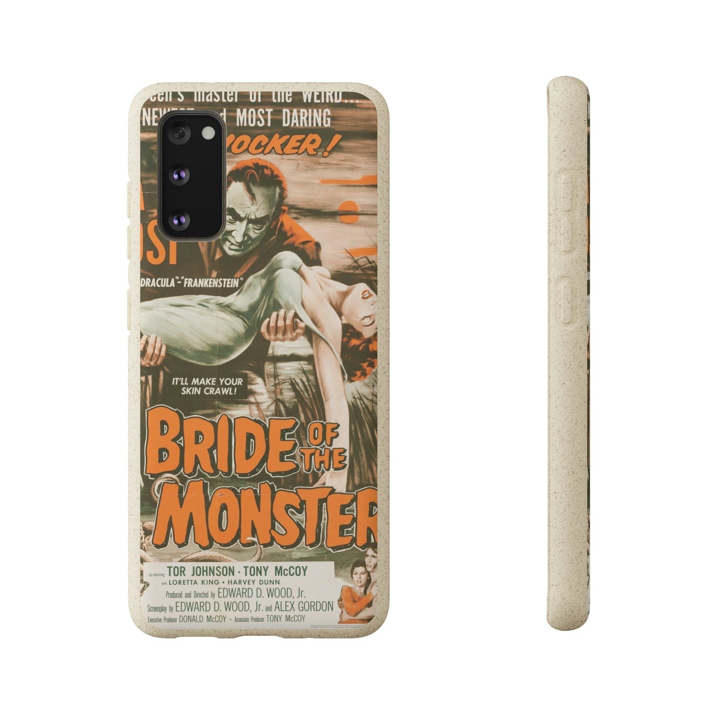 Biodegradeable iPhone Case Earth Friendly Android Phone Case-BRIDE OF THE MONSTER | Biocase-Samsung Galaxy S20-PhoneCaseBoss-Phone-Best-Phone-Cases