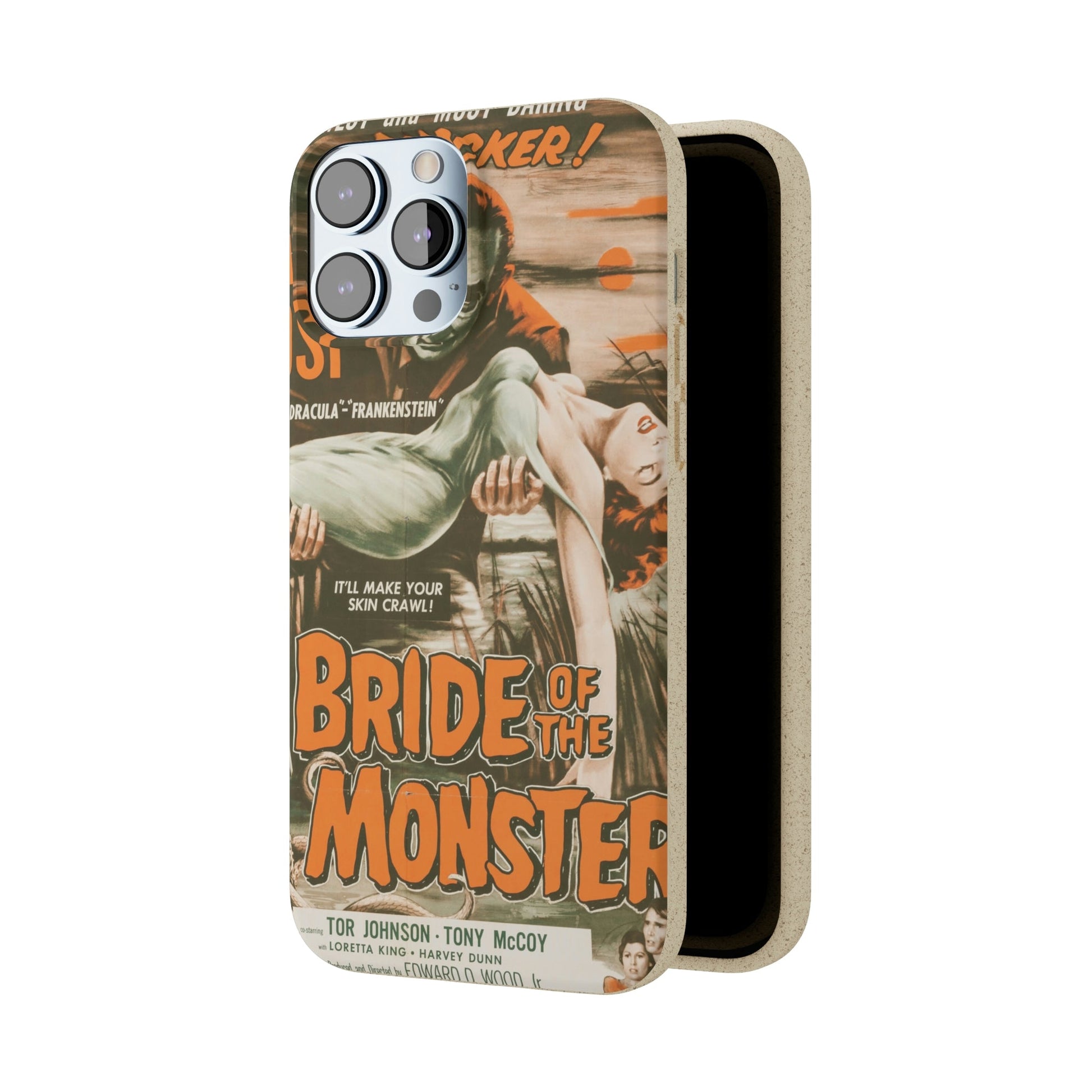 Biodegradeable iPhone Case Earth Friendly Android Phone Case-BRIDE OF THE MONSTER | Biocase-PhoneCaseBoss-Phone-Best-Phone-Cases