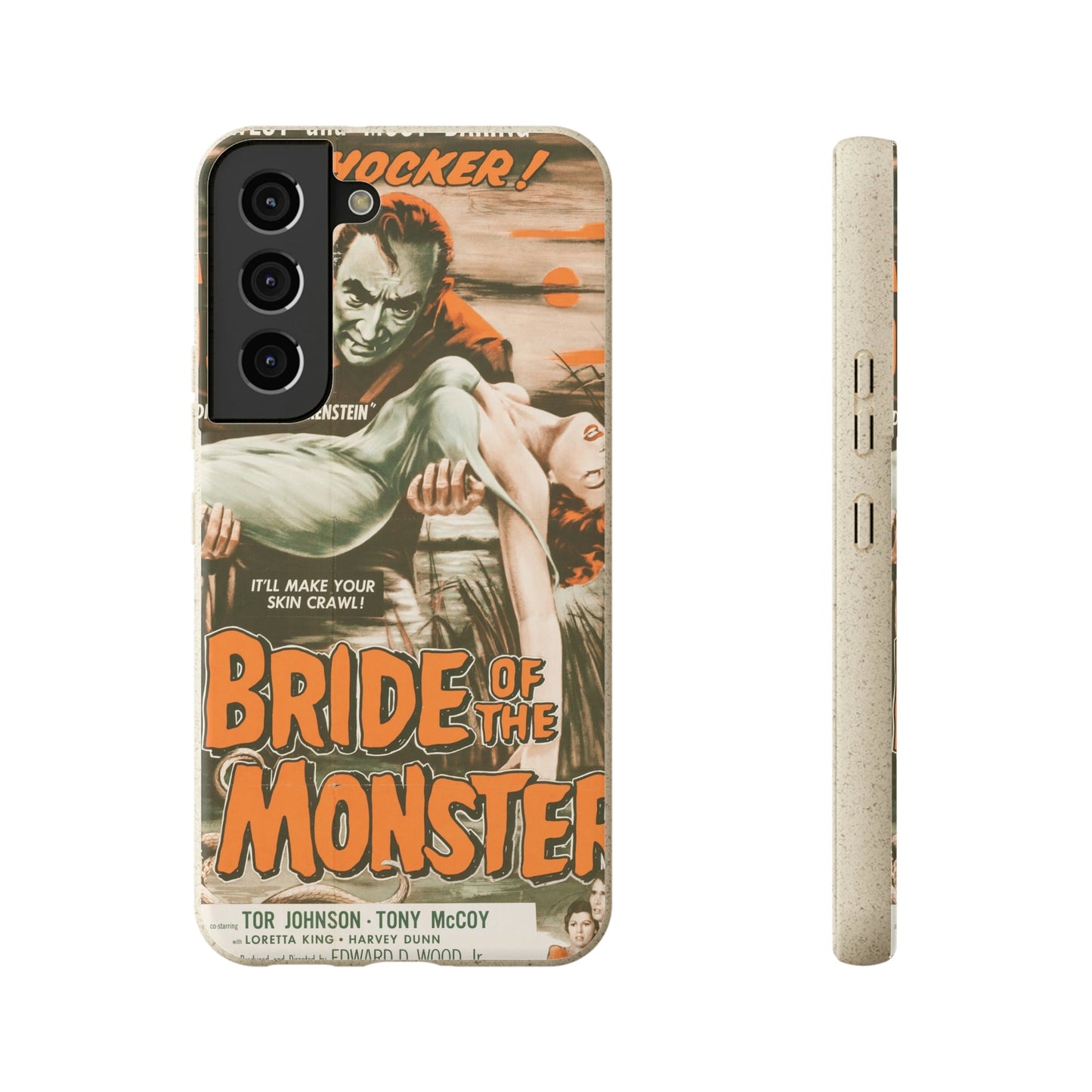 Biodegradeable iPhone Case Earth Friendly Android Phone Case-BRIDE OF THE MONSTER | Biocase-Samsung Galaxy S22 with gift packaging-PhoneCaseBoss-Phone-Best-Phone-Cases