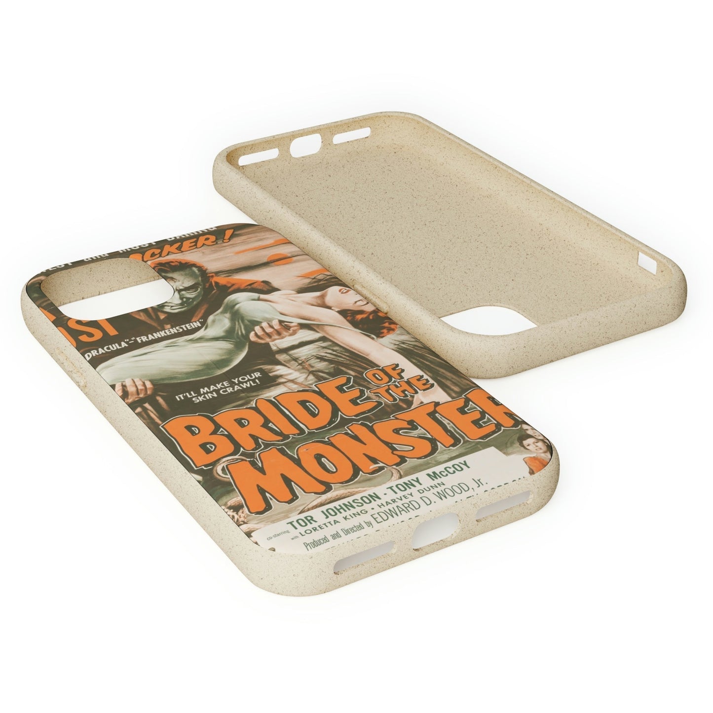 Biodegradeable iPhone Case Earth Friendly Android Phone Case-BRIDE OF THE MONSTER | Biocase-PhoneCaseBoss-Phone-Best-Phone-Cases