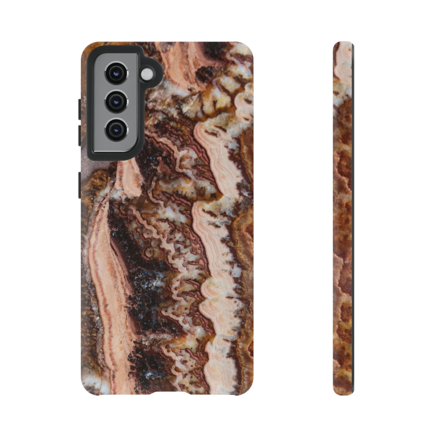 Phone Case-BROWN AGATE | Tough-Samsung Galaxy S21-Matte-PhoneCaseBoss-Phone-Best-Phone-Cases