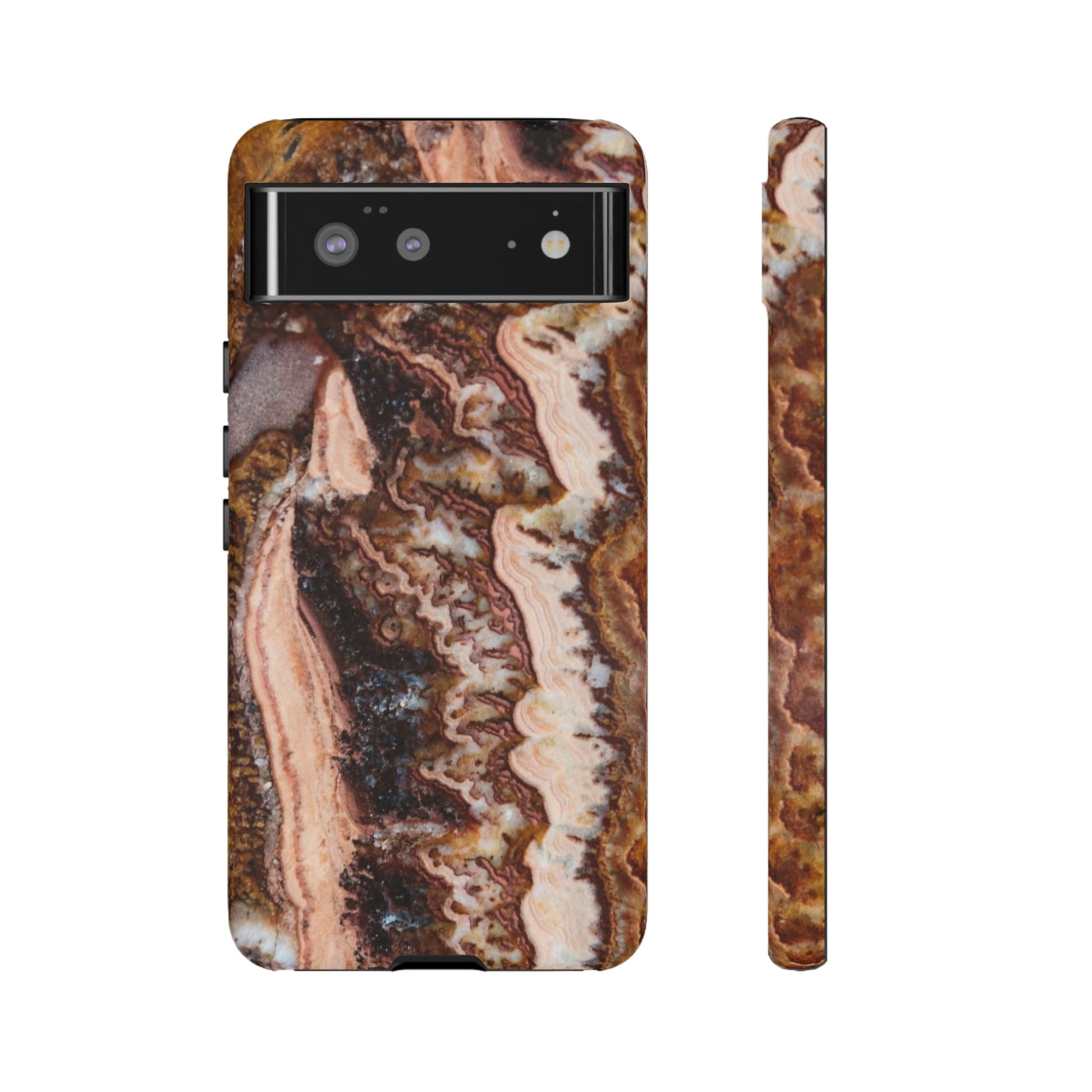 Phone Case-BROWN AGATE | Tough-Google Pixel 6-Matte-PhoneCaseBoss-Phone-Best-Phone-Cases