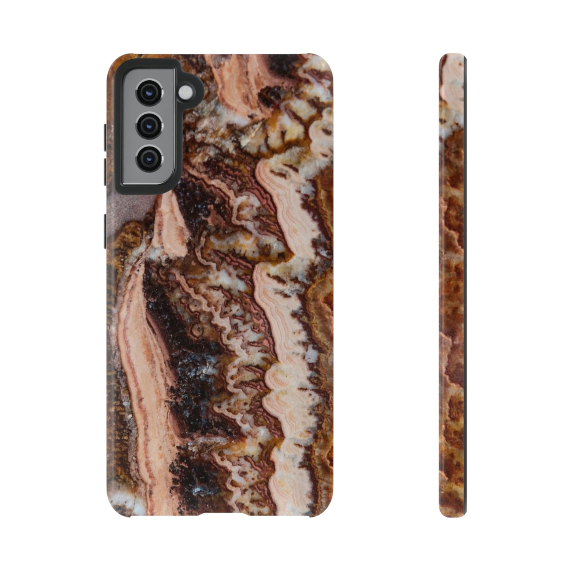 Phone Case-BROWN AGATE | Tough-Samsung Galaxy S21 Plus-Glossy-PhoneCaseBoss-Phone-Best-Phone-Cases