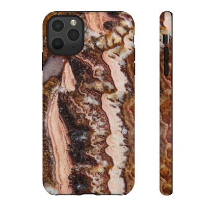 Phone Case-BROWN AGATE | Tough-iPhone 11 Pro Max-Glossy-PhoneCaseBoss-Phone-Best-Phone-Cases