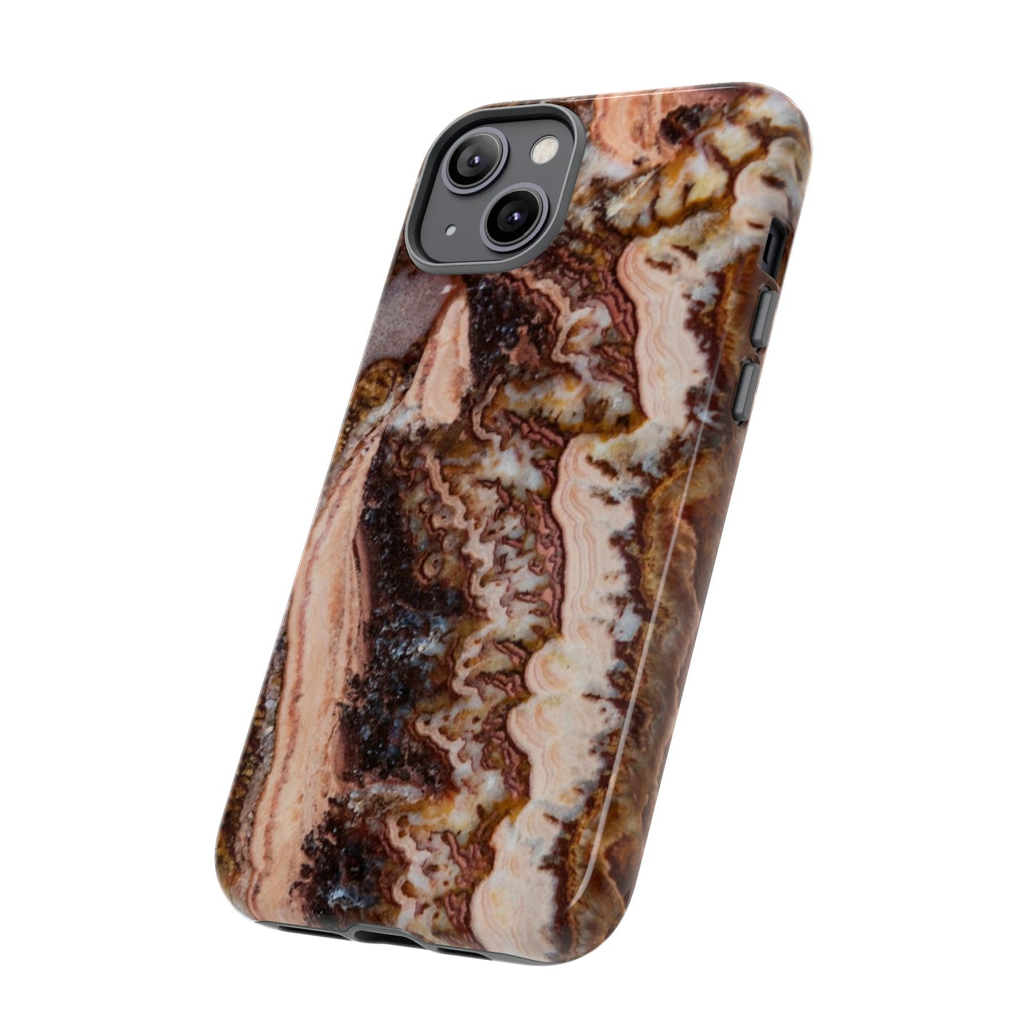 Phone Case-BROWN AGATE | Tough-PhoneCaseBoss-Phone-Best-Phone-Cases