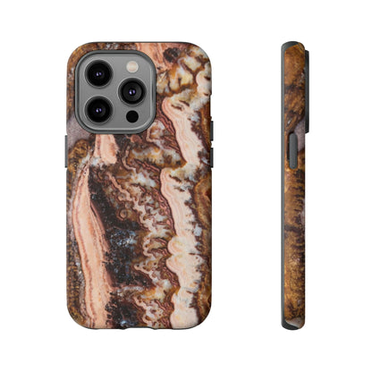 Phone Case-BROWN AGATE | Tough-iPhone 14 Pro-Matte-PhoneCaseBoss-Phone-Best-Phone-Cases