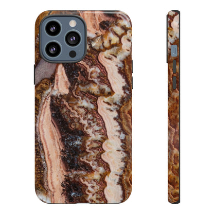 Phone Case-BROWN AGATE | Tough-iPhone 13 Pro Max-Glossy-PhoneCaseBoss-Phone-Best-Phone-Cases