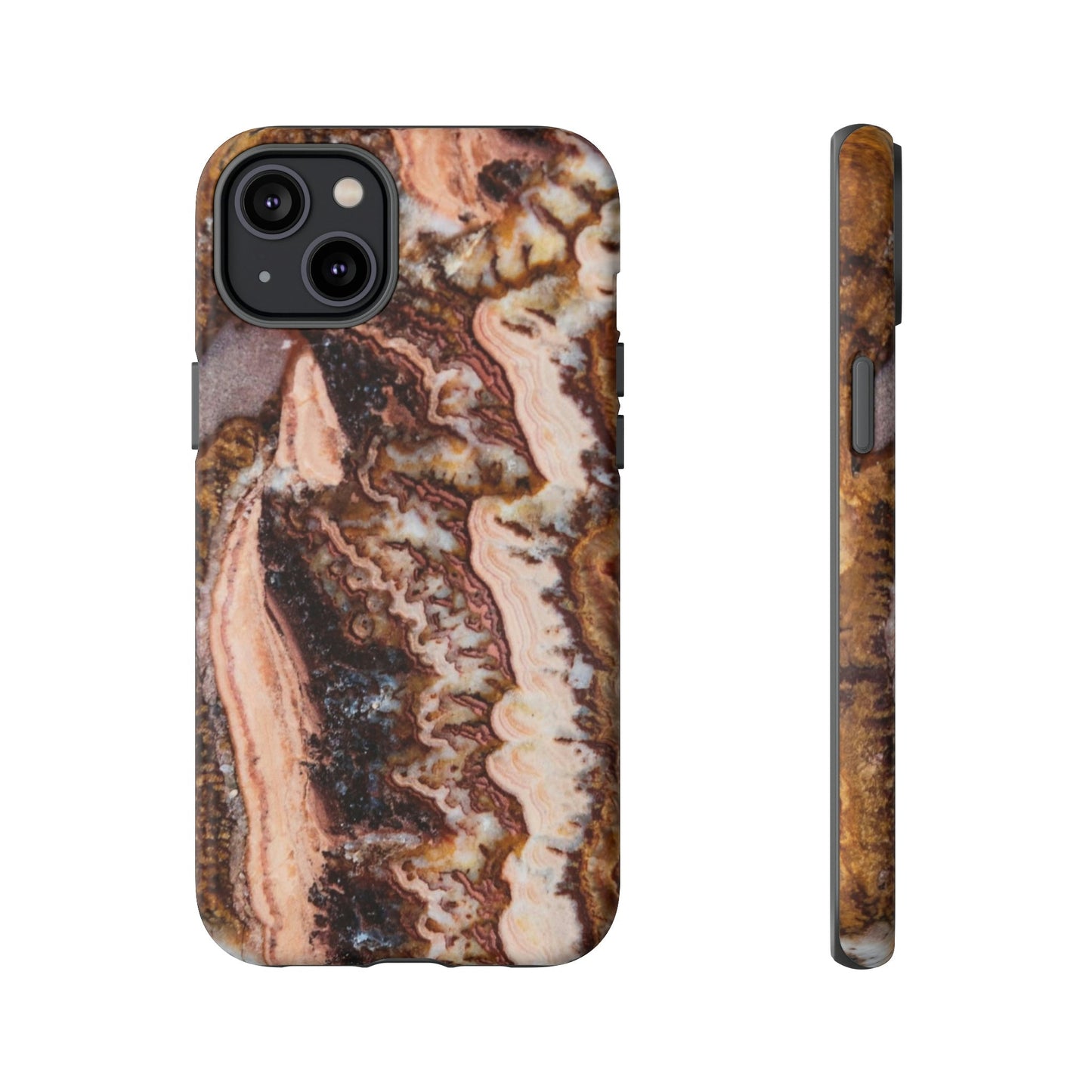 Phone Case-BROWN AGATE | Tough-iPhone 14 Plus-Matte-PhoneCaseBoss-Phone-Best-Phone-Cases