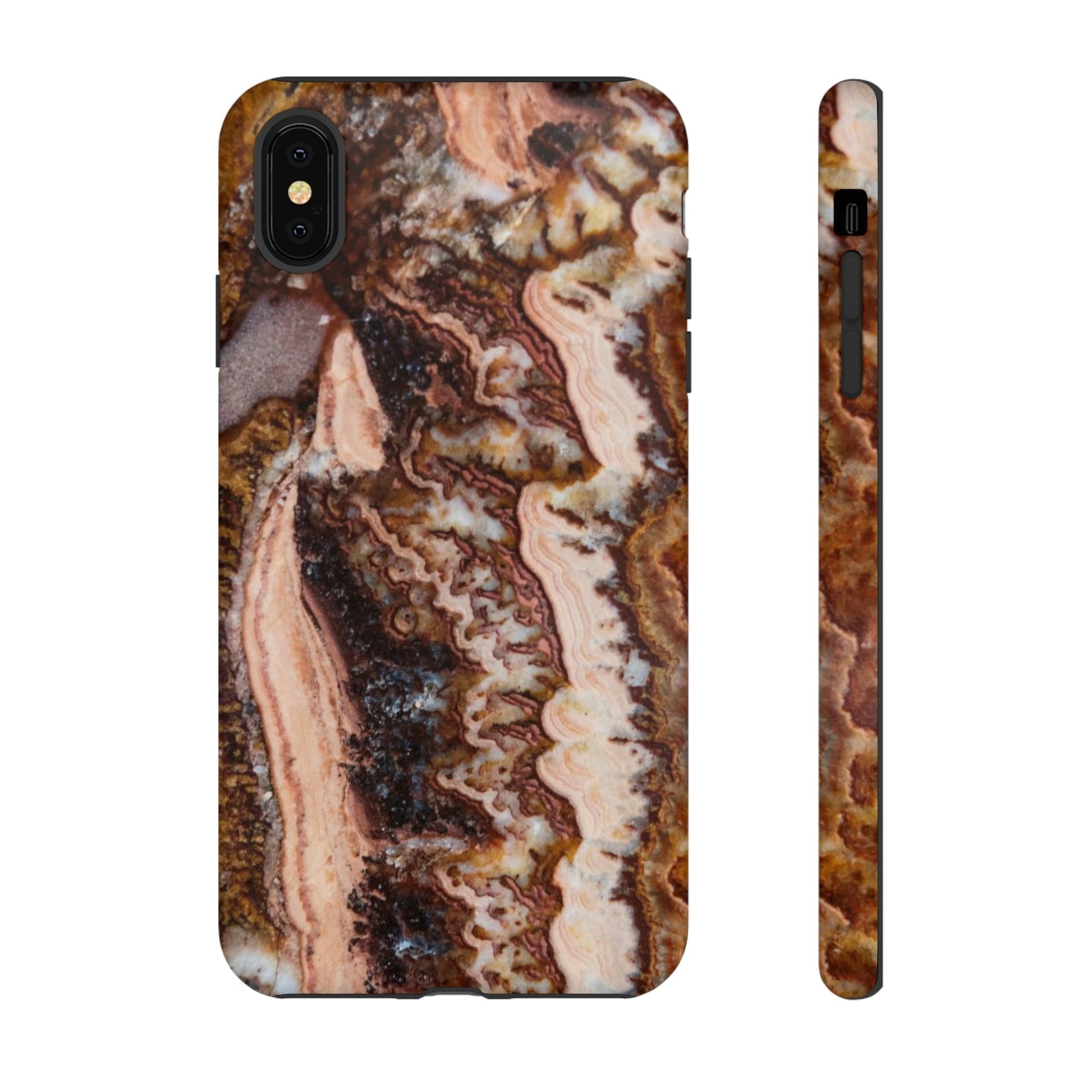 Phone Case-BROWN AGATE | Tough-iPhone XS MAX-Matte-PhoneCaseBoss-Phone-Best-Phone-Cases