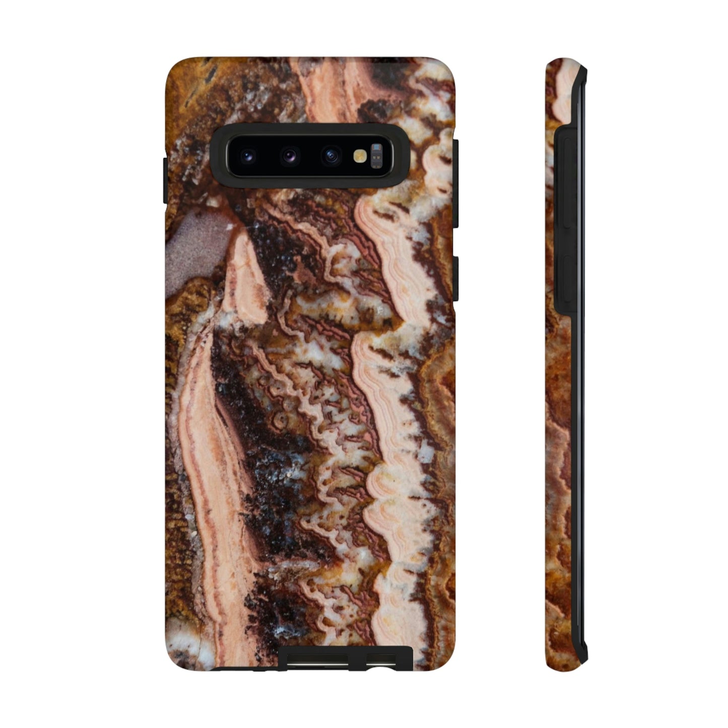 Phone Case-BROWN AGATE | Tough-Samsung Galaxy S10-Matte-PhoneCaseBoss-Phone-Best-Phone-Cases