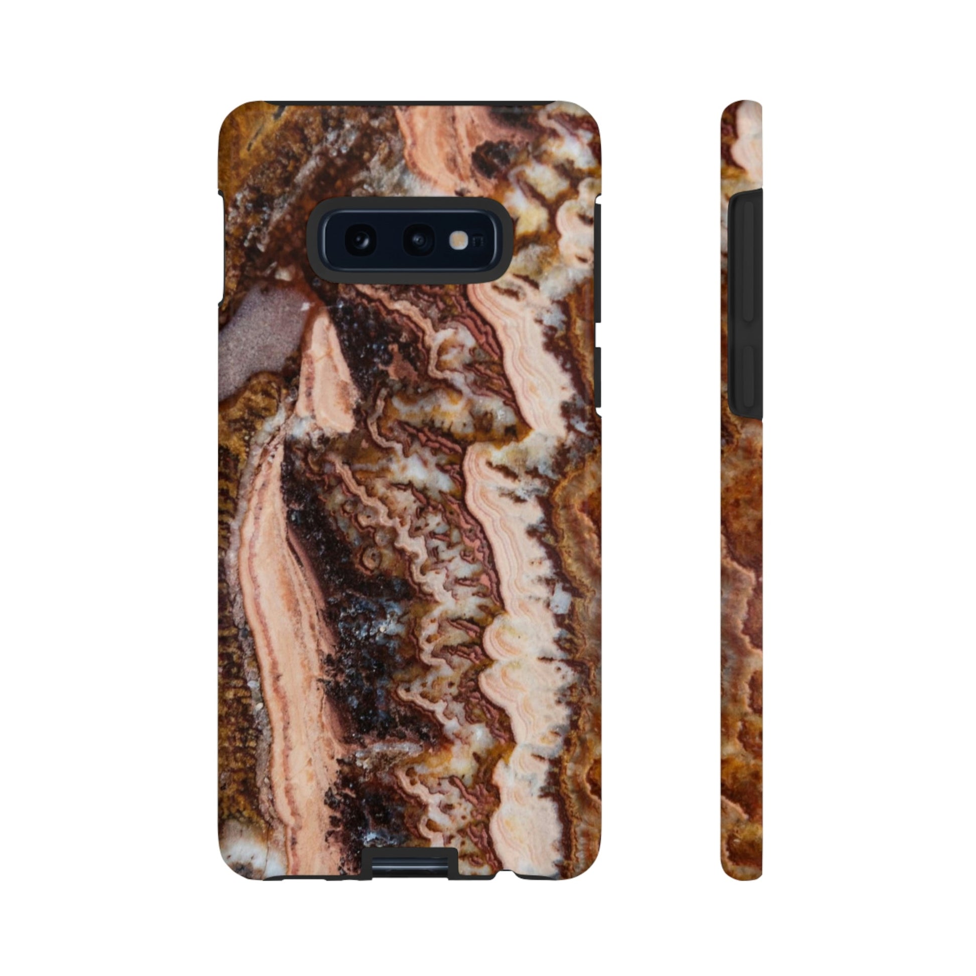 Phone Case-BROWN AGATE | Tough-Samsung Galaxy S10E-Glossy-PhoneCaseBoss-Phone-Best-Phone-Cases