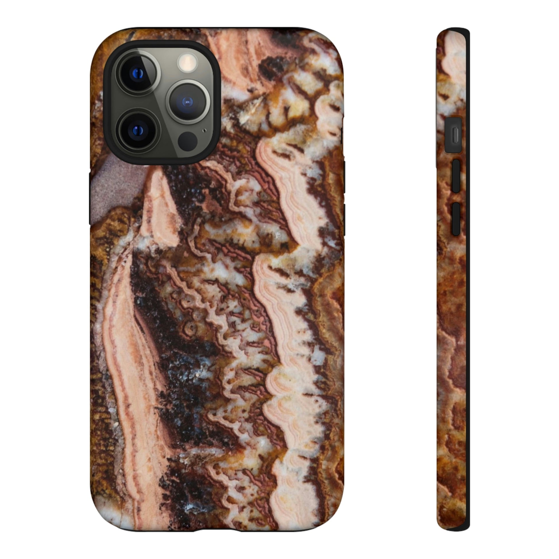 Phone Case-BROWN AGATE | Tough-iPhone 12 Pro Max-Matte-PhoneCaseBoss-Phone-Best-Phone-Cases