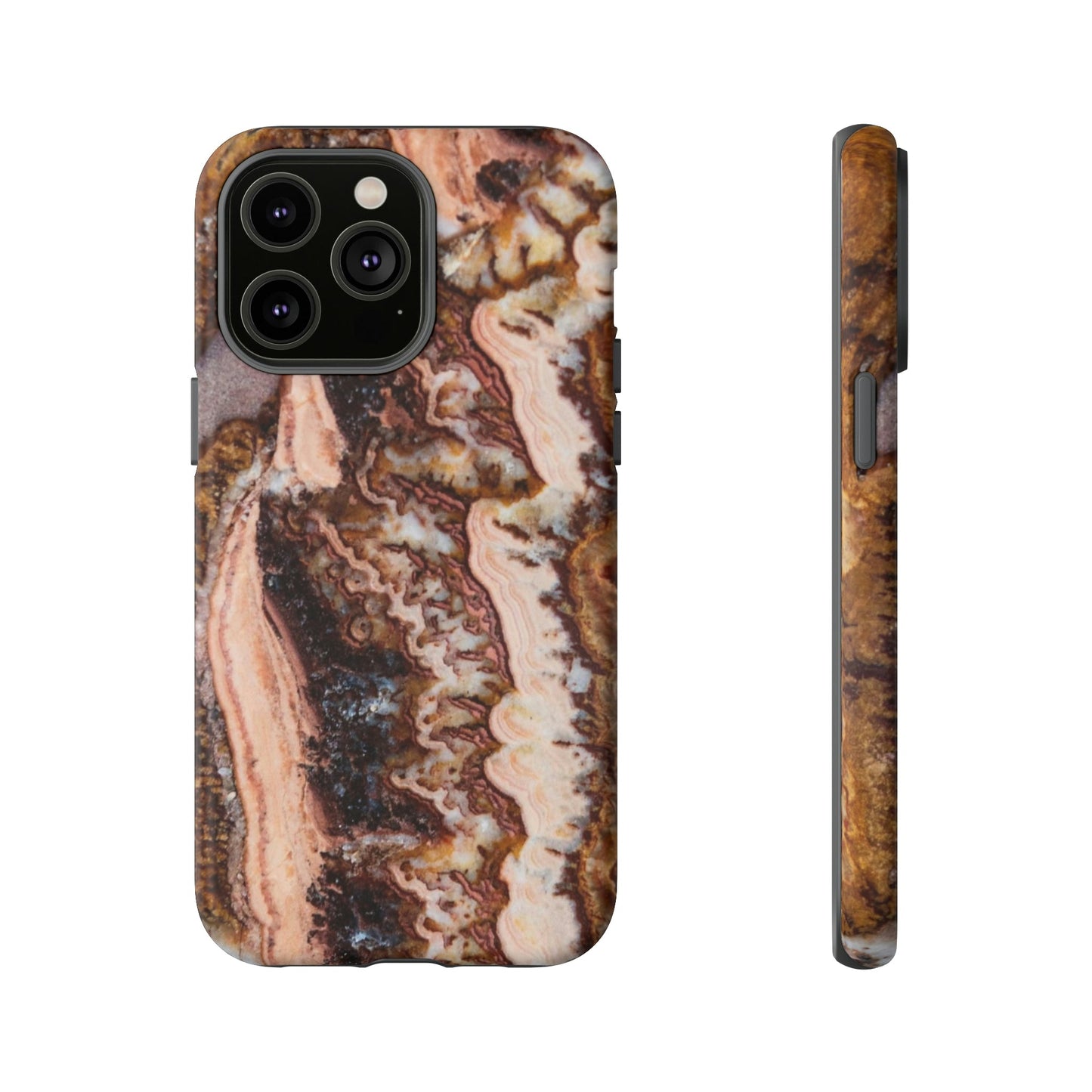 Phone Case-BROWN AGATE | Tough-iPhone 14 Pro Max-Matte-PhoneCaseBoss-Phone-Best-Phone-Cases