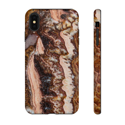 Phone Case-BROWN AGATE | Tough-iPhone XS MAX-Glossy-PhoneCaseBoss-Phone-Best-Phone-Cases