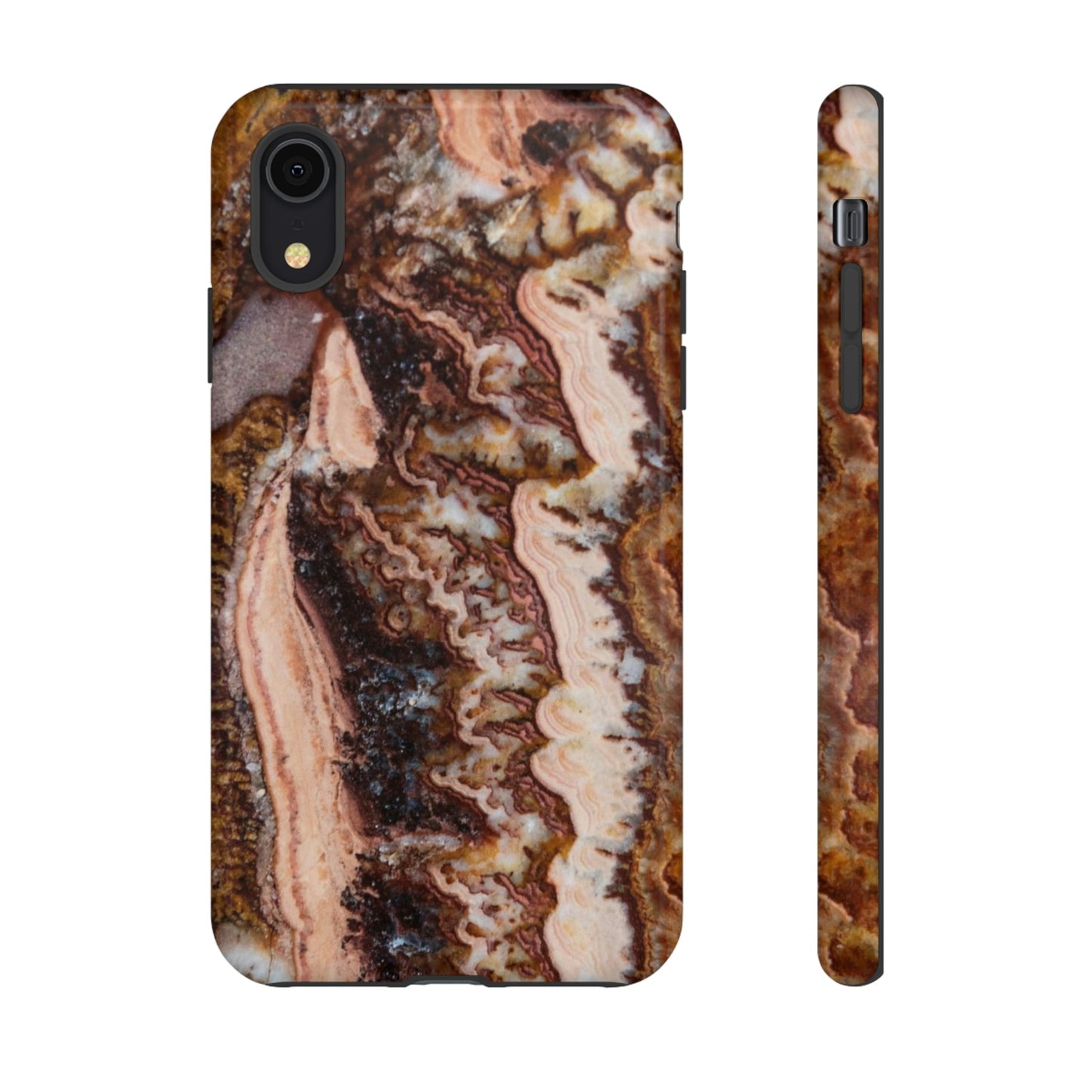 Phone Case-BROWN AGATE | Tough-iPhone XR-Glossy-PhoneCaseBoss-Phone-Best-Phone-Cases