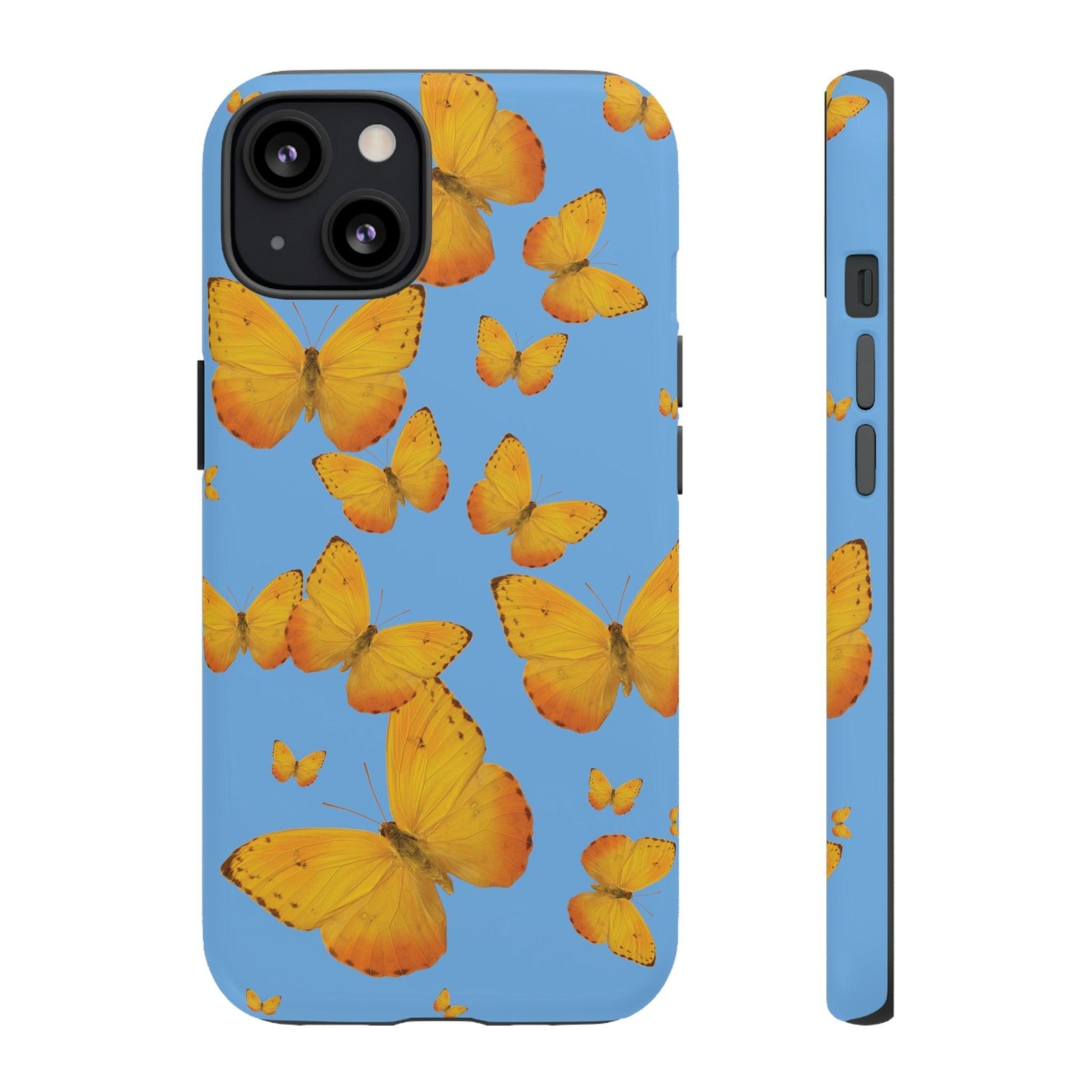 Phone Case-BUTTERFLIES | Tough-iPhone 13-Matte-PhoneCaseBoss-Phone-Best-Phone-Cases