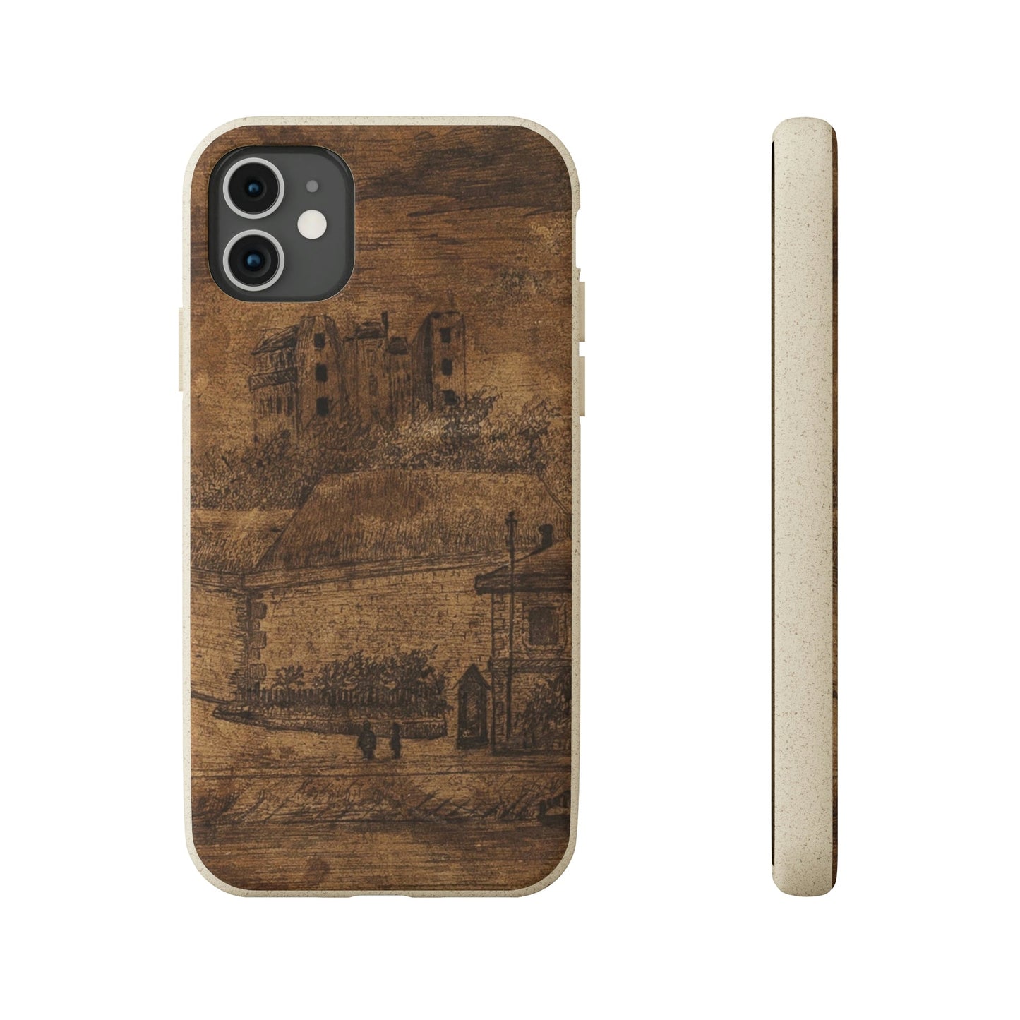 Biodegradeable iPhone Case Earth Friendly Android Phone Case-Biodegradable Case, eco-friendly Phone Case, Old Found Art theme-iPhone 11-PhoneCaseBoss-Phone-Best-Phone-Cases