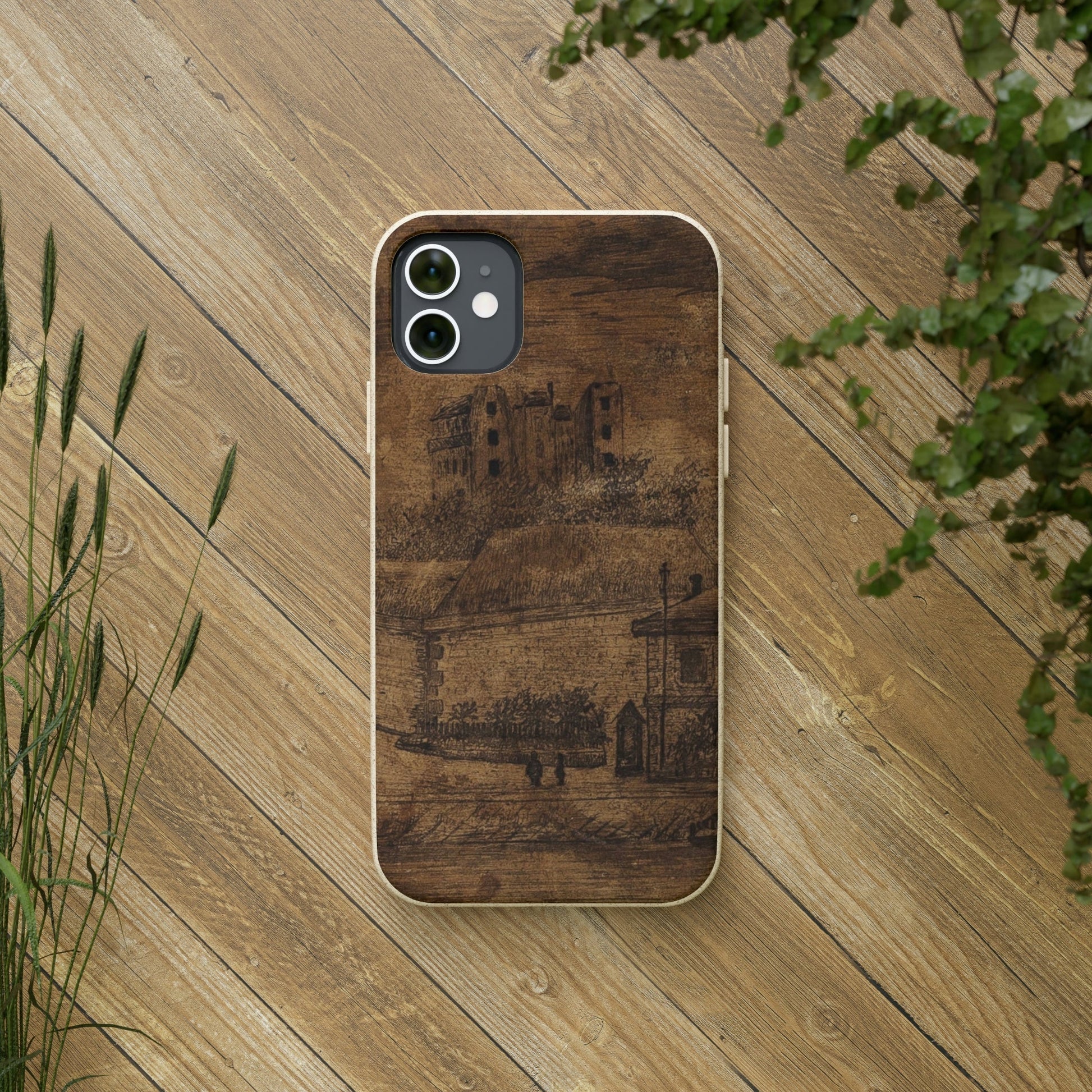 Biodegradeable iPhone Case Earth Friendly Android Phone Case-Biodegradable Case, eco-friendly Phone Case, Old Found Art theme-PhoneCaseBoss-Phone-Best-Phone-Cases