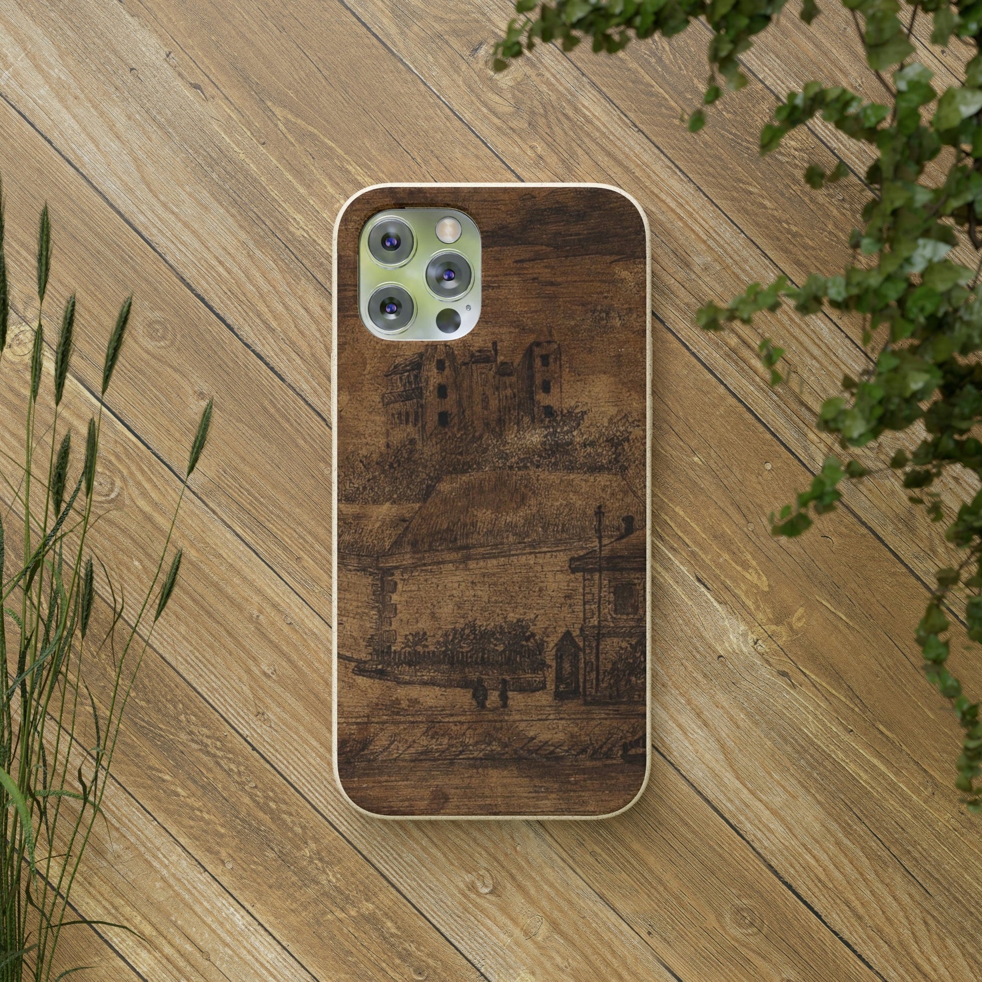 Biodegradeable iPhone Case Earth Friendly Android Phone Case-Biodegradable Case, eco-friendly Phone Case, Old Found Art theme-PhoneCaseBoss-Phone-Best-Phone-Cases