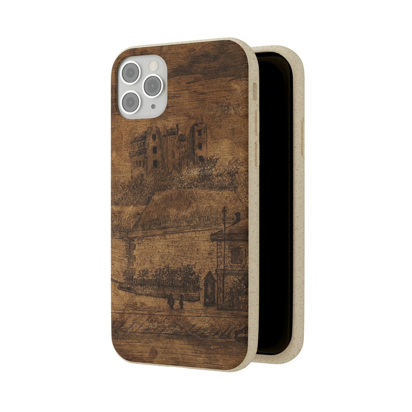 Biodegradeable iPhone Case Earth Friendly Android Phone Case-Biodegradable Case, eco-friendly Phone Case, Old Found Art theme-PhoneCaseBoss-Phone-Best-Phone-Cases