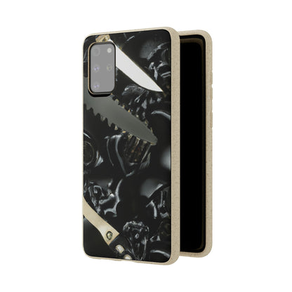 Biodegradeable iPhone Case Earth Friendly Android Phone Case-Biodegradable Phone Case, iPhone Case, Samsung phone Case, Black Roses & Knives-PhoneCaseBoss-Phone-Best-Phone-Cases