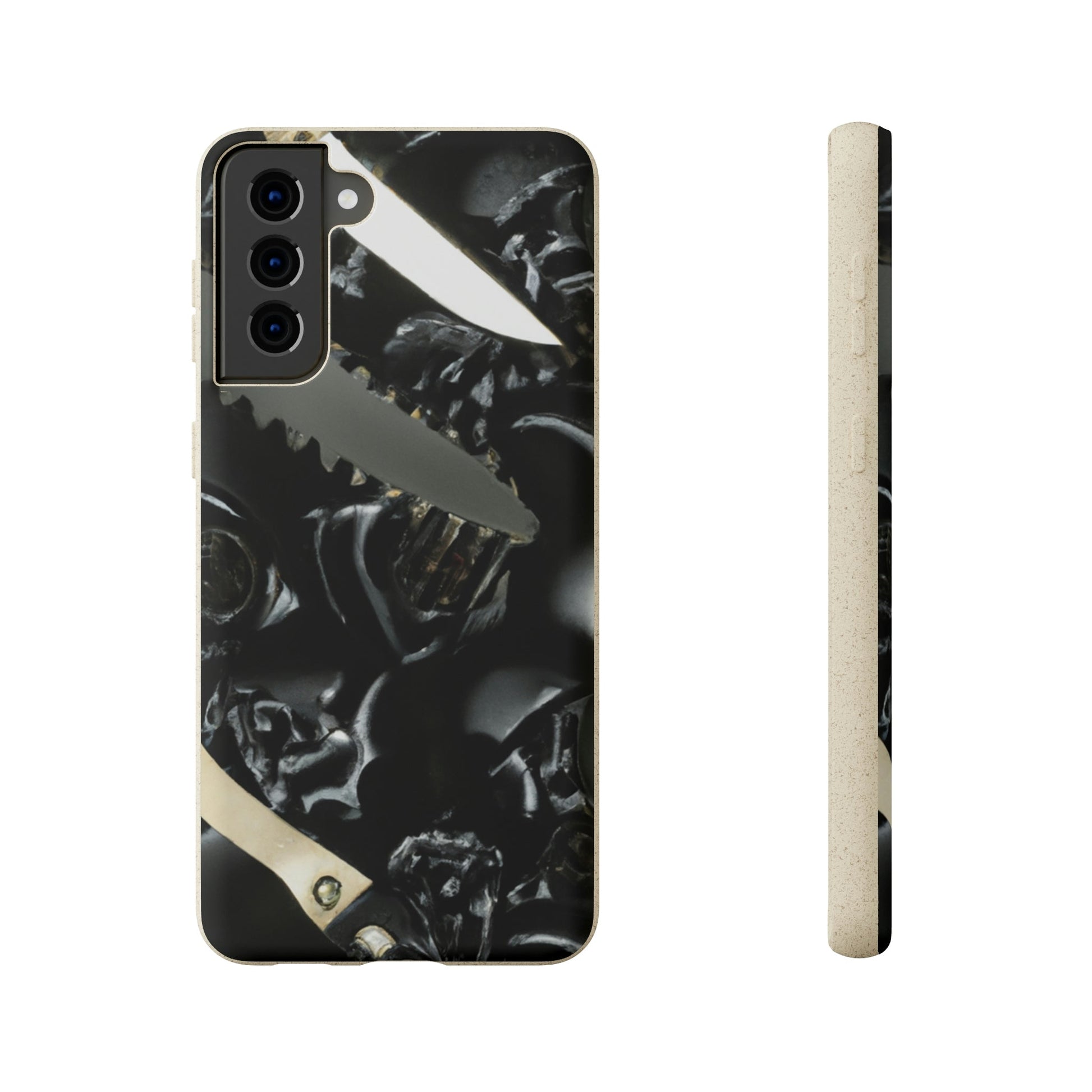 Biodegradeable iPhone Case Earth Friendly Android Phone Case-Biodegradable Phone Case, iPhone Case, Samsung phone Case, Black Roses & Knives-Samsung Galaxy S21 Plus-PhoneCaseBoss-Phone-Best-Phone-Cases