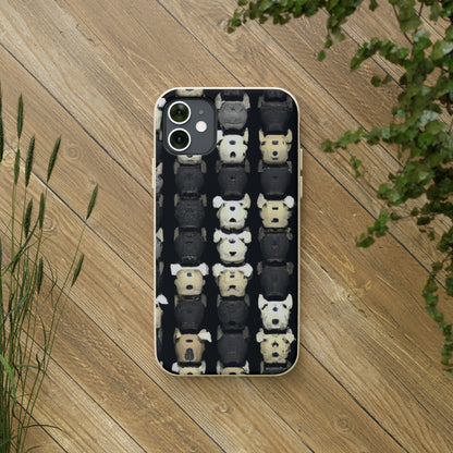 Biodegradeable iPhone Case Earth Friendly Android Phone Case-Biodegradable Phone Cases - Dogs Deux - for iPhones and Samsung Android Phones-PhoneCaseBoss-Phone-Best-Phone-Cases