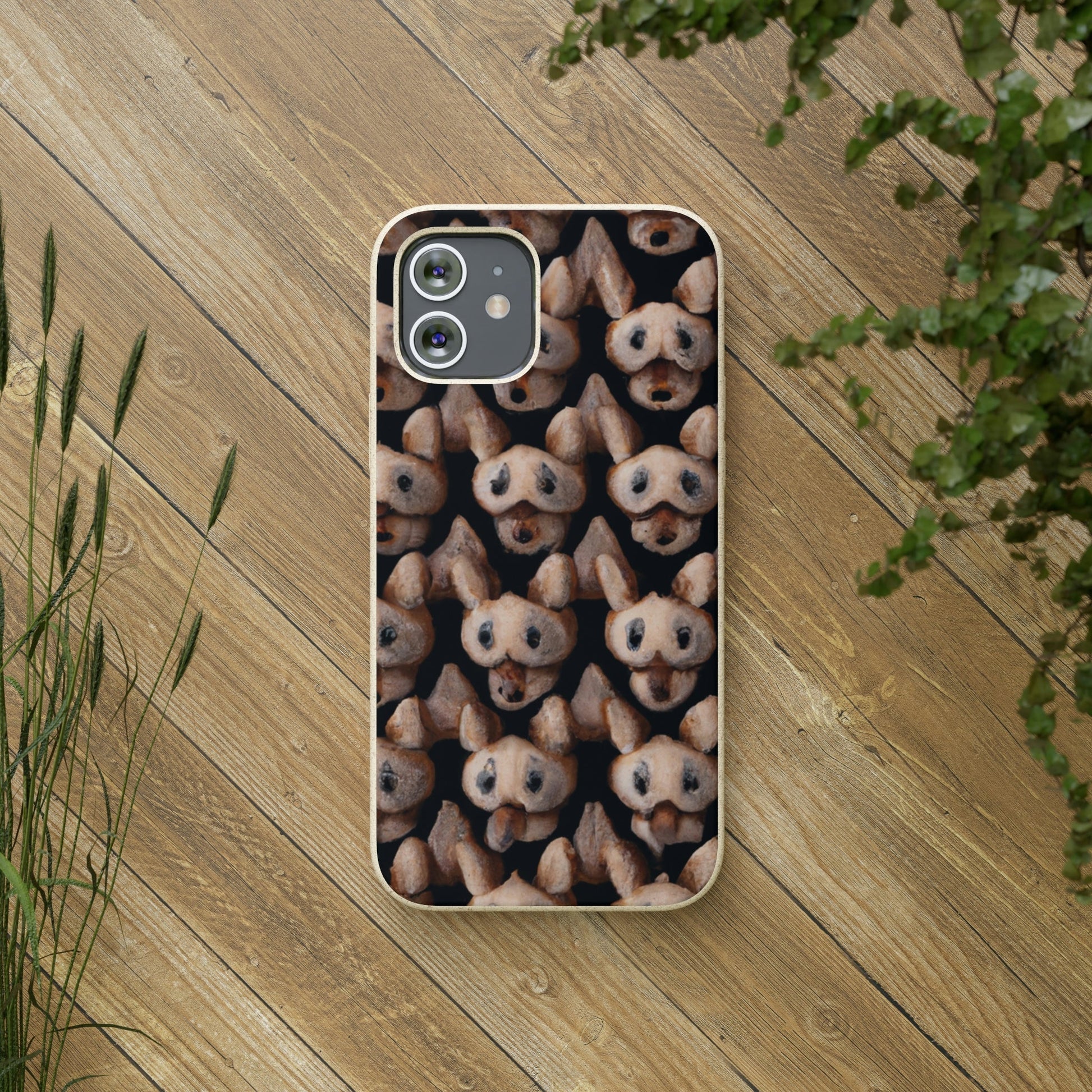 Biodegradeable iPhone Case Earth Friendly Android Phone Case-Biodegradable Phone Cases - Night Dogs - for iPhones and Samsung Android Phones-PhoneCaseBoss-Phone-Best-Phone-Cases