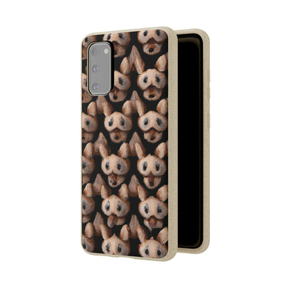 Biodegradeable iPhone Case Earth Friendly Android Phone Case-Biodegradable Phone Cases - Night Dogs - for iPhones and Samsung Android Phones-PhoneCaseBoss-Phone-Best-Phone-Cases