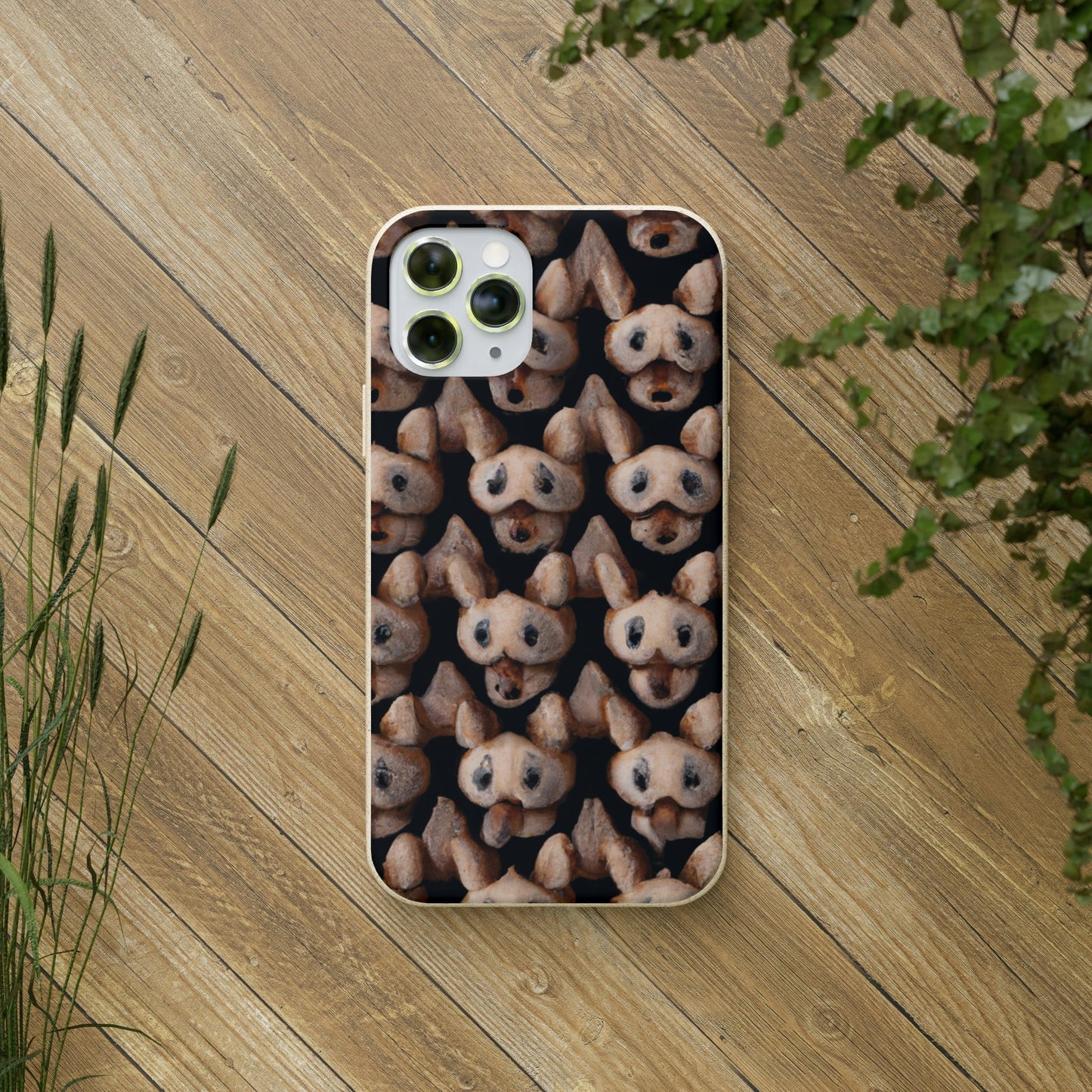 Biodegradeable iPhone Case Earth Friendly Android Phone Case-Biodegradable Phone Cases - Night Dogs - for iPhones and Samsung Android Phones-PhoneCaseBoss-Phone-Best-Phone-Cases