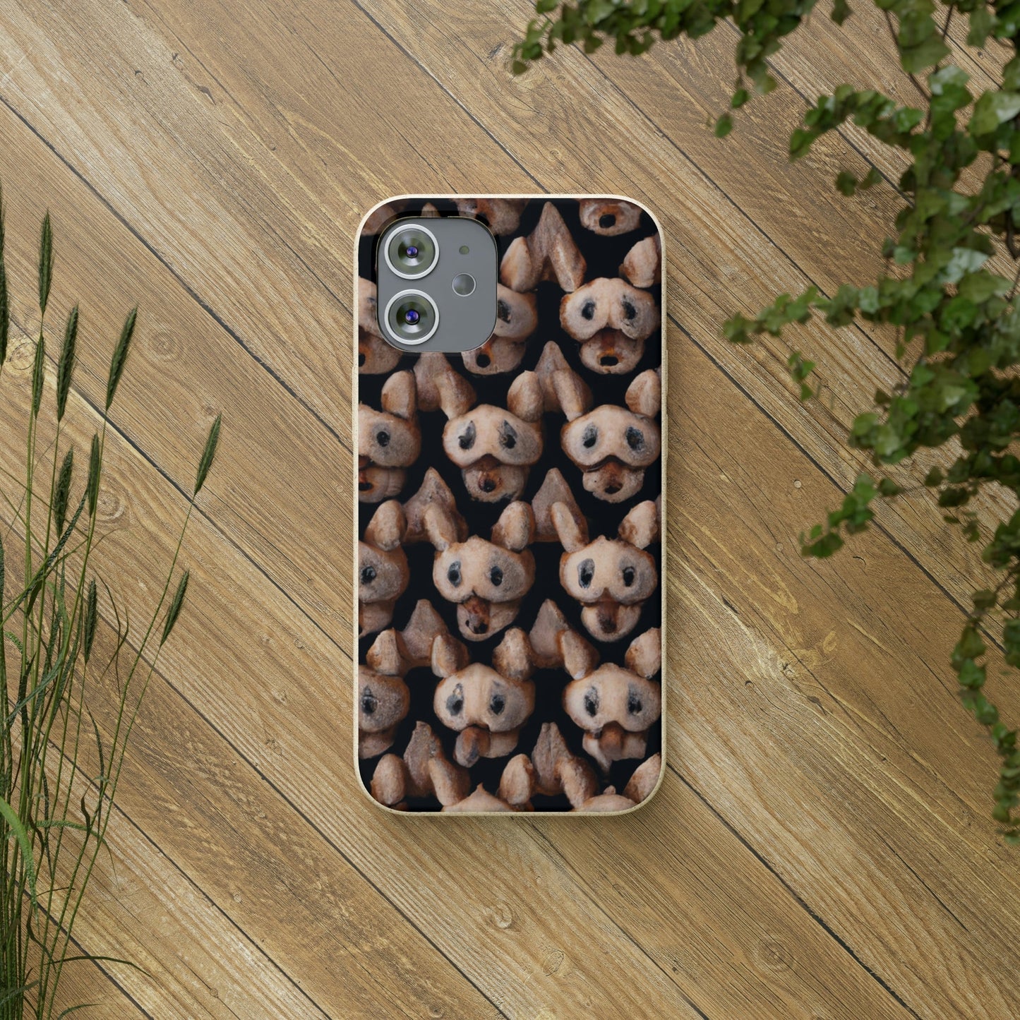 Biodegradeable iPhone Case Earth Friendly Android Phone Case-Biodegradable Phone Cases - Night Dogs - for iPhones and Samsung Android Phones-PhoneCaseBoss-Phone-Best-Phone-Cases