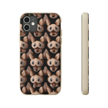 Biodegradeable iPhone Case Earth Friendly Android Phone Case-Biodegradable Phone Cases - Night Dogs - for iPhones and Samsung Android Phones-iPhone 11-PhoneCaseBoss-Phone-Best-Phone-Cases