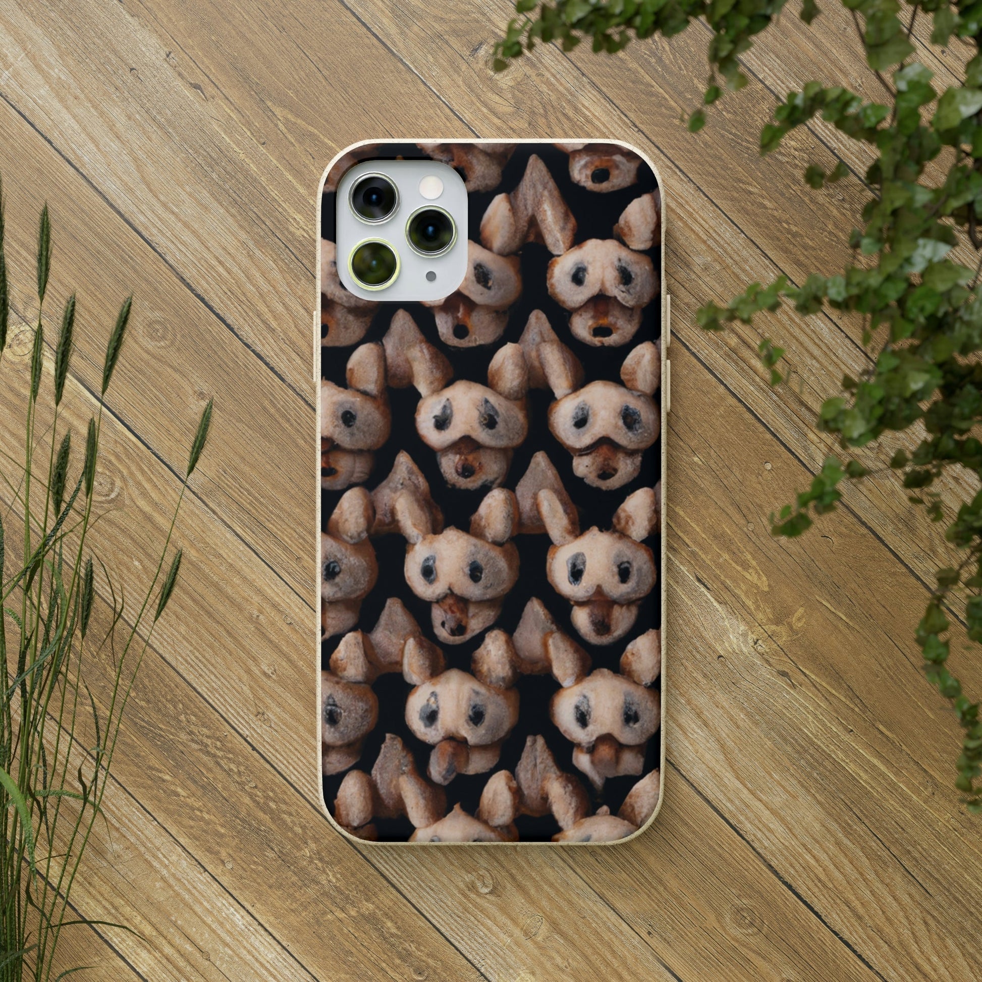 Biodegradeable iPhone Case Earth Friendly Android Phone Case-Biodegradable Phone Cases - Night Dogs - for iPhones and Samsung Android Phones-PhoneCaseBoss-Phone-Best-Phone-Cases